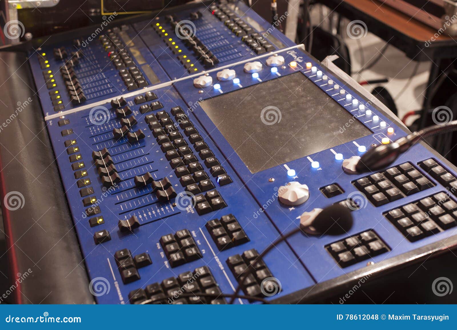 Television Broadcast Gallery. Editorial Stock Photo Image of studio