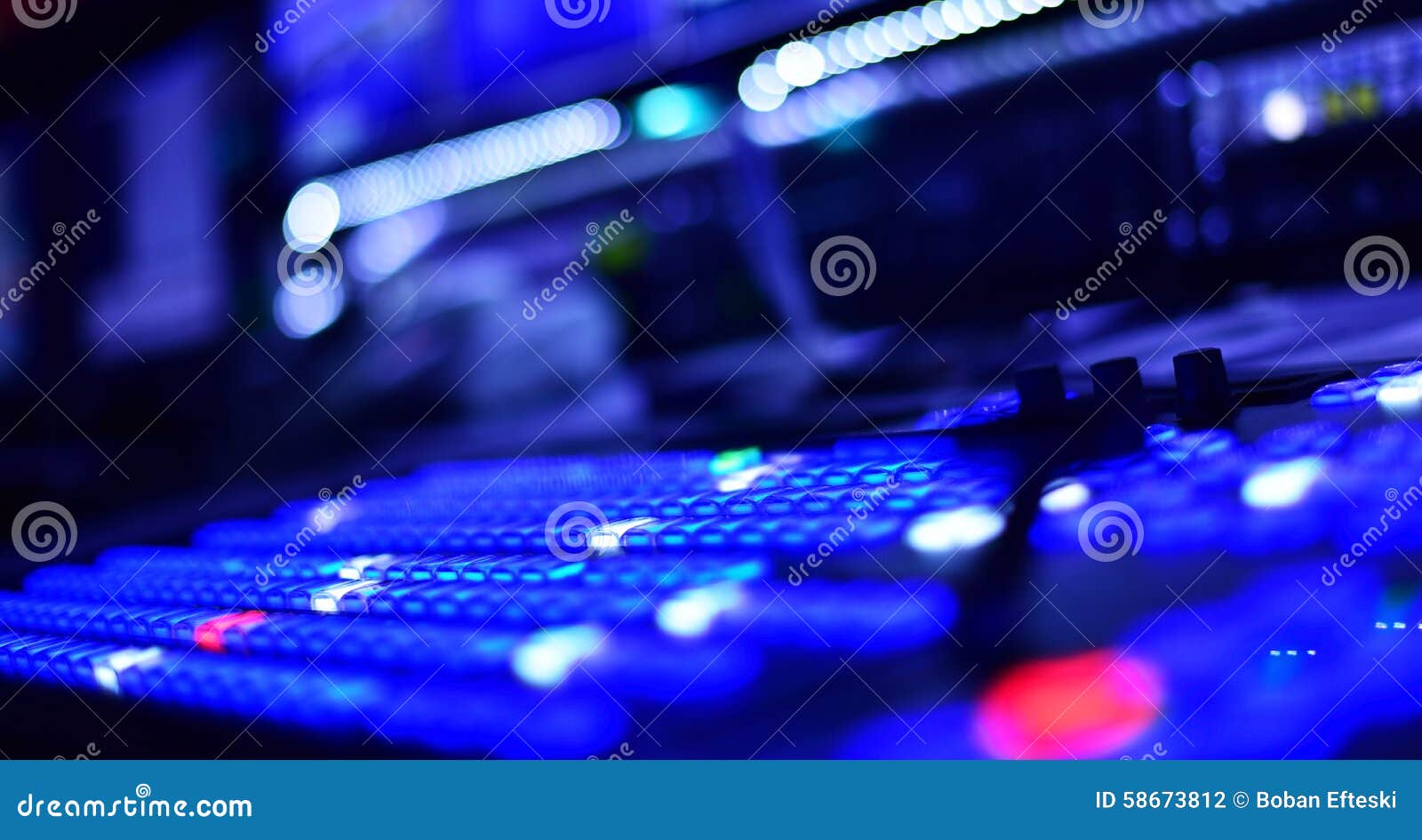 Television Equipment Video Mixer Stock Photo Image of switcher, media