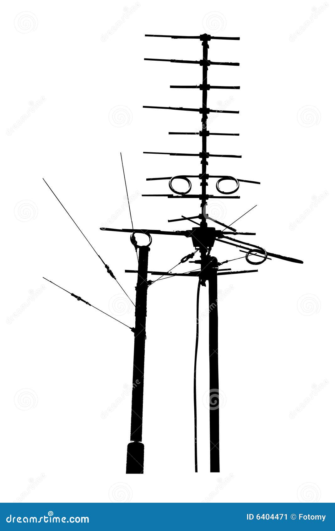 television rooftop antennas
