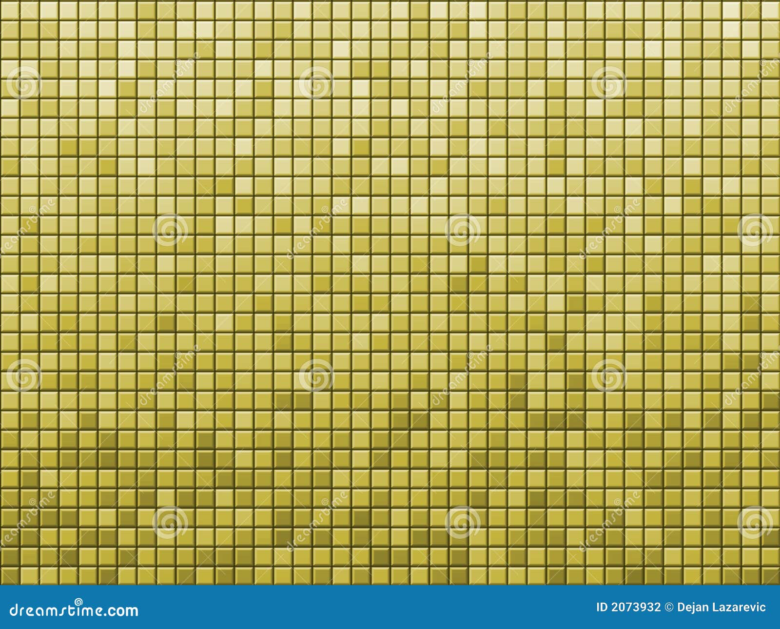 Telha amarela. Detalhe amarelo do teste padrão do fundo da telha