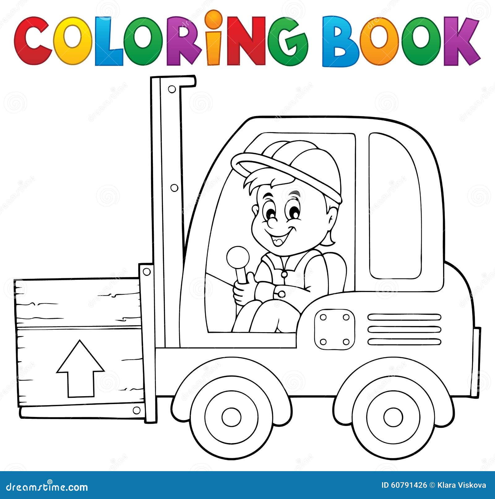 Desenhos para colorir de desenho de um caminhão de carga para colorir  