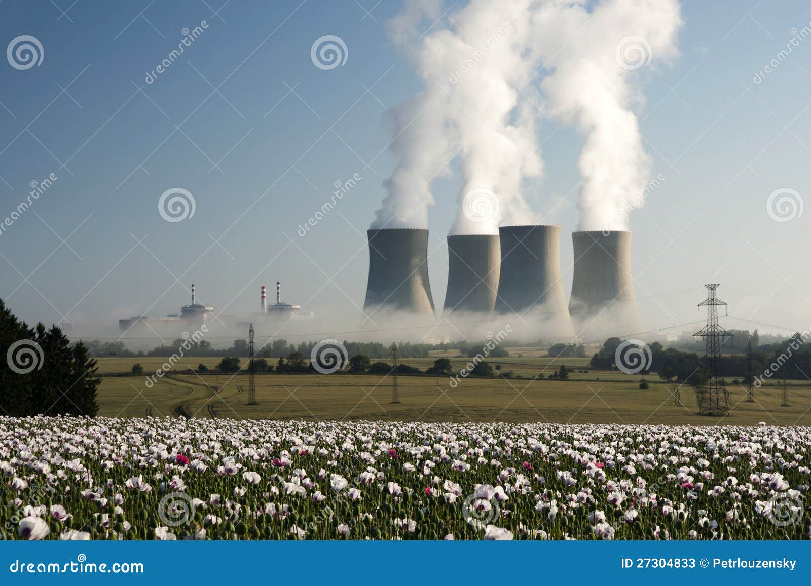 Temelin Nuclear Power Plant Stock Photography | CartoonDealer.com #23152208
