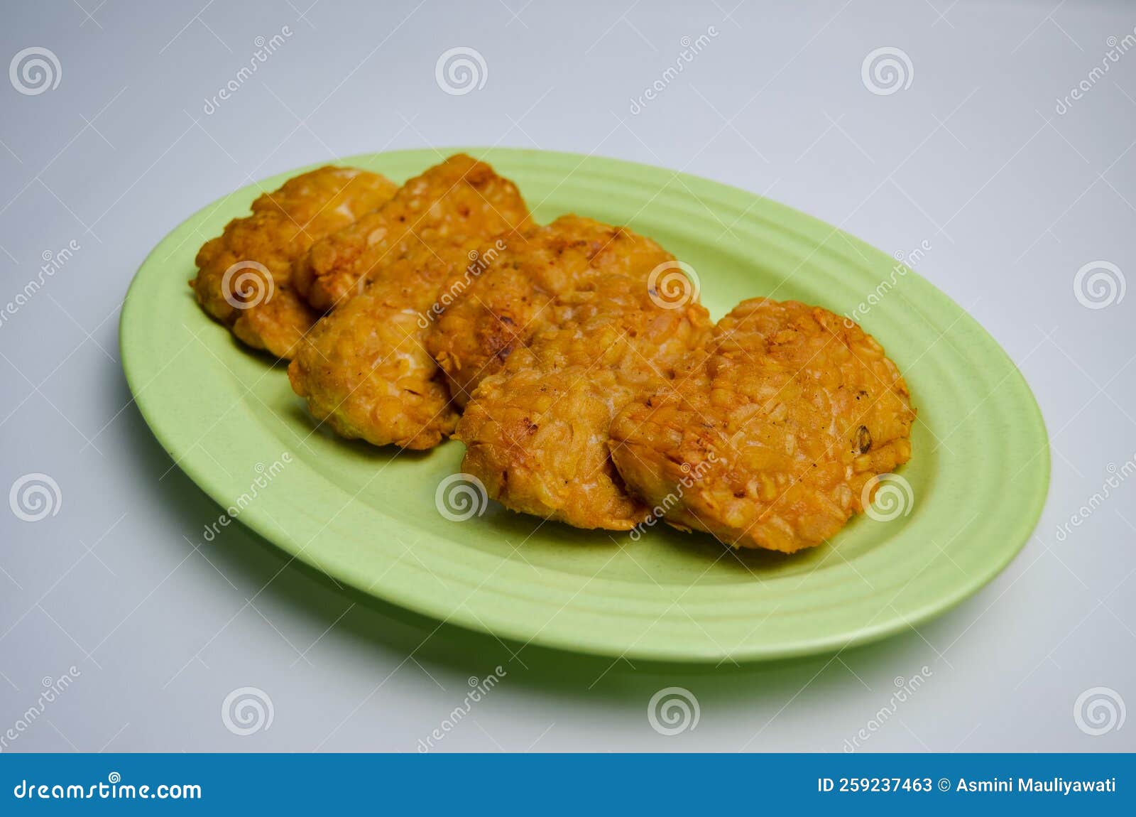 Tempe Goreng or Fried Tempeh Stock Image Image of fish, dessert