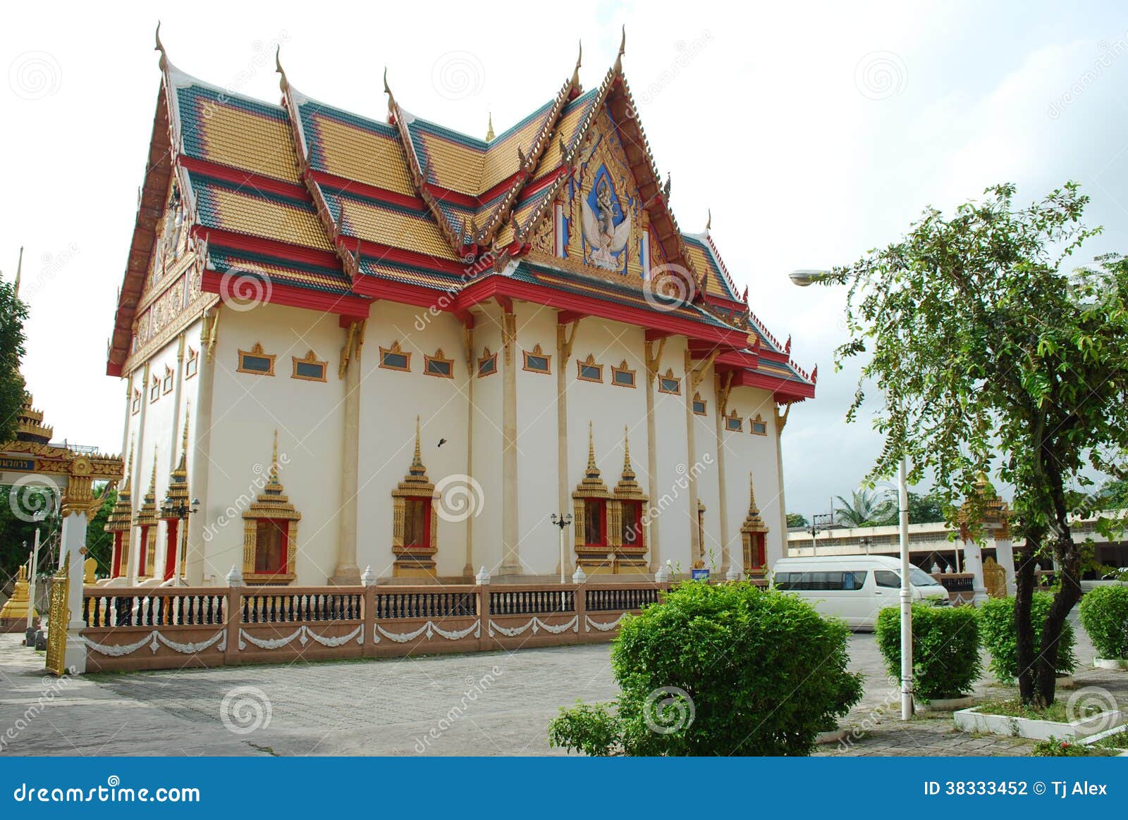 Dieses ist ein buddhistischer Tempel in Thailand errichtete öffentlich Park.