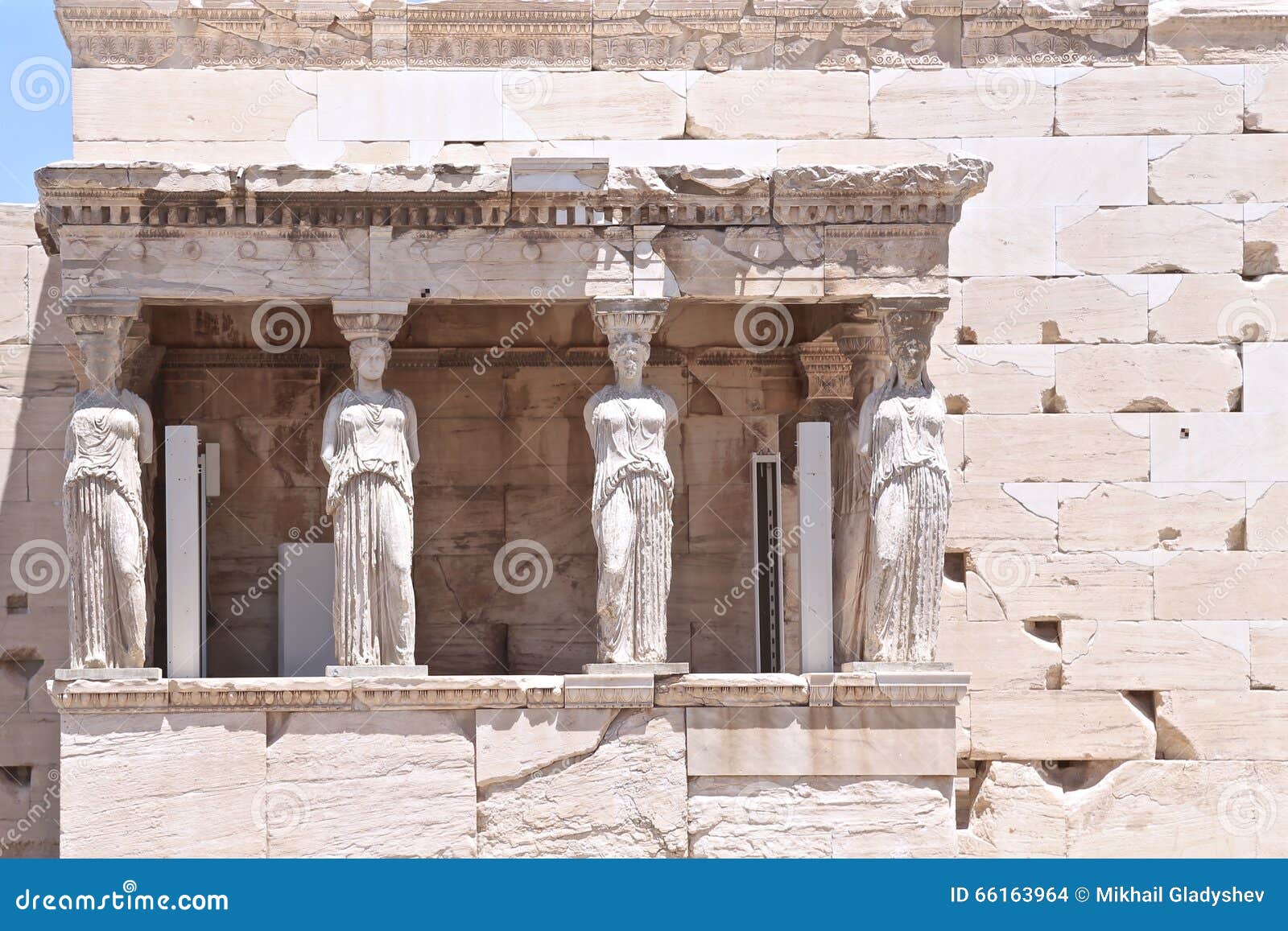 Tempel der Aphrodite an der Akropolise in Griechenland