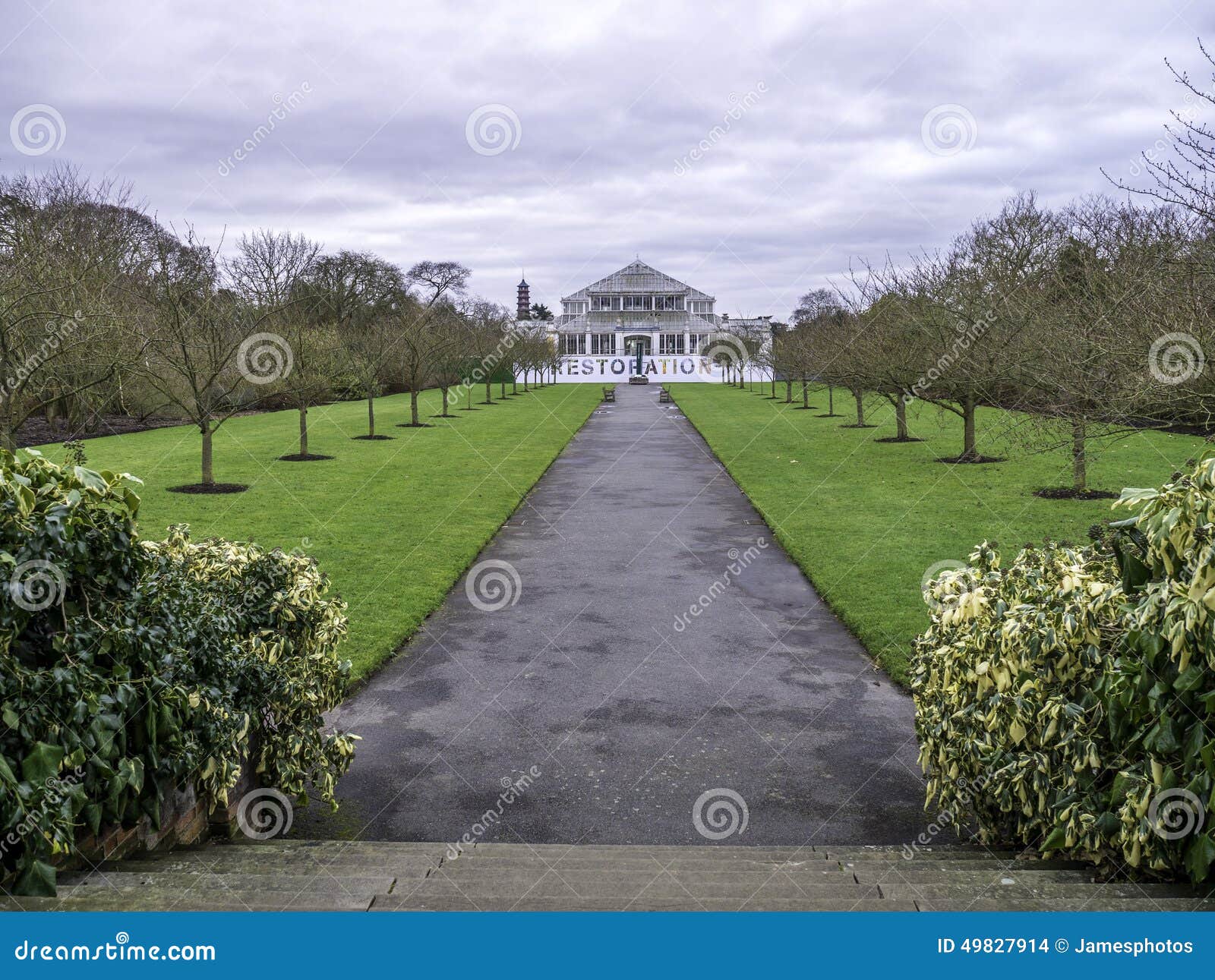 Temperate House Kew Gardens Restoration Editorial Stock Image - Image
