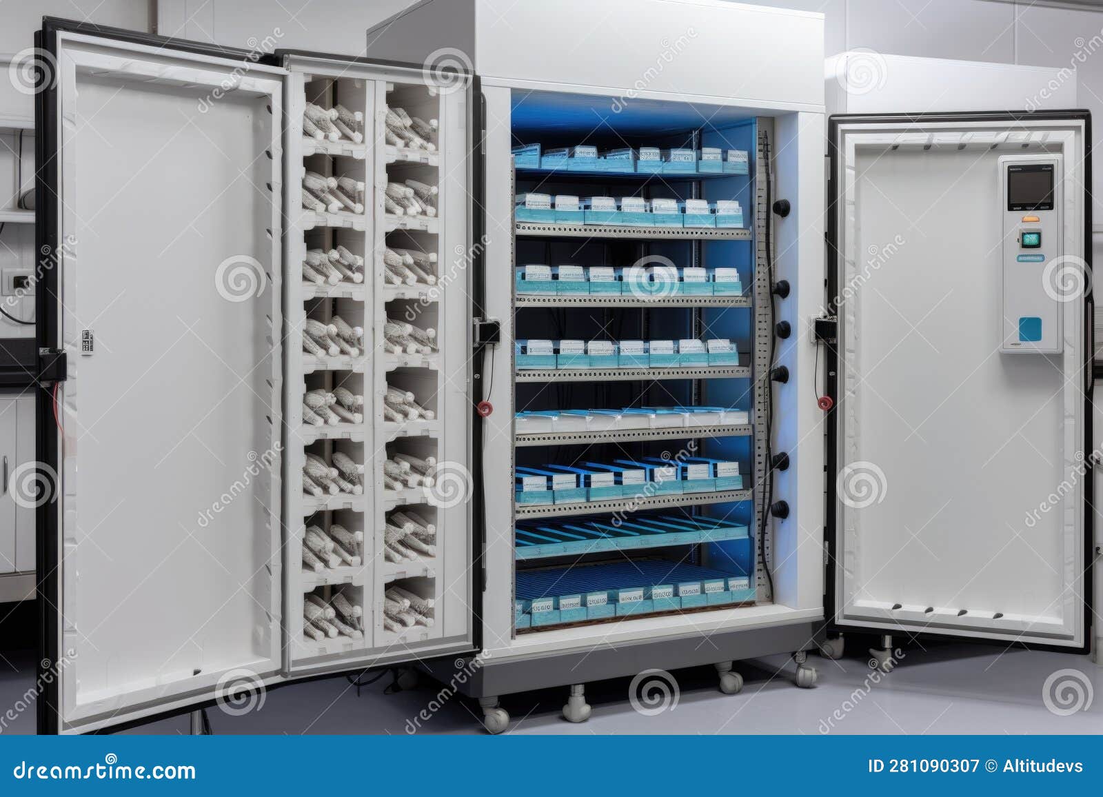 Temperaturecontrolled with Pharmaceutical Products Stored at