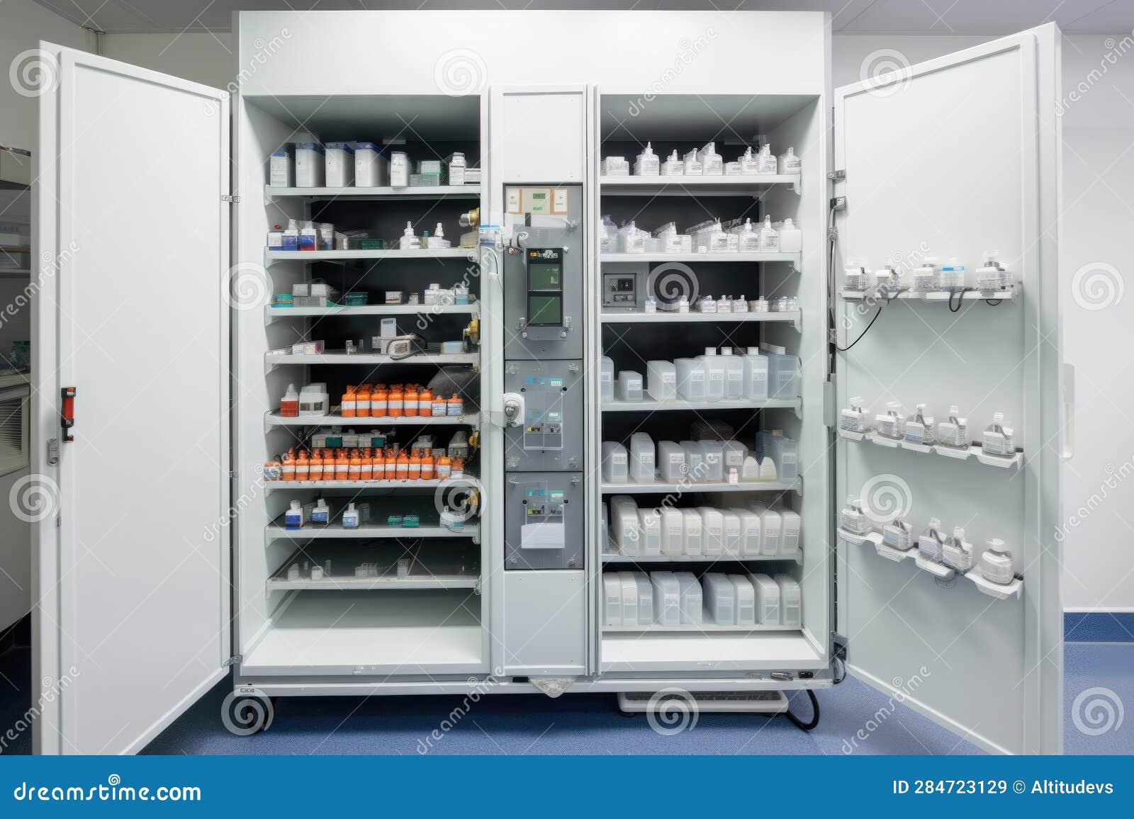 Temperaturecontrolled with Pharmaceutical Products Stored at