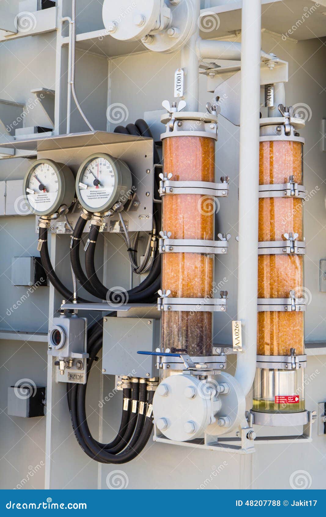 Temperature gauge stock photo. Image of industry, measure 48207788