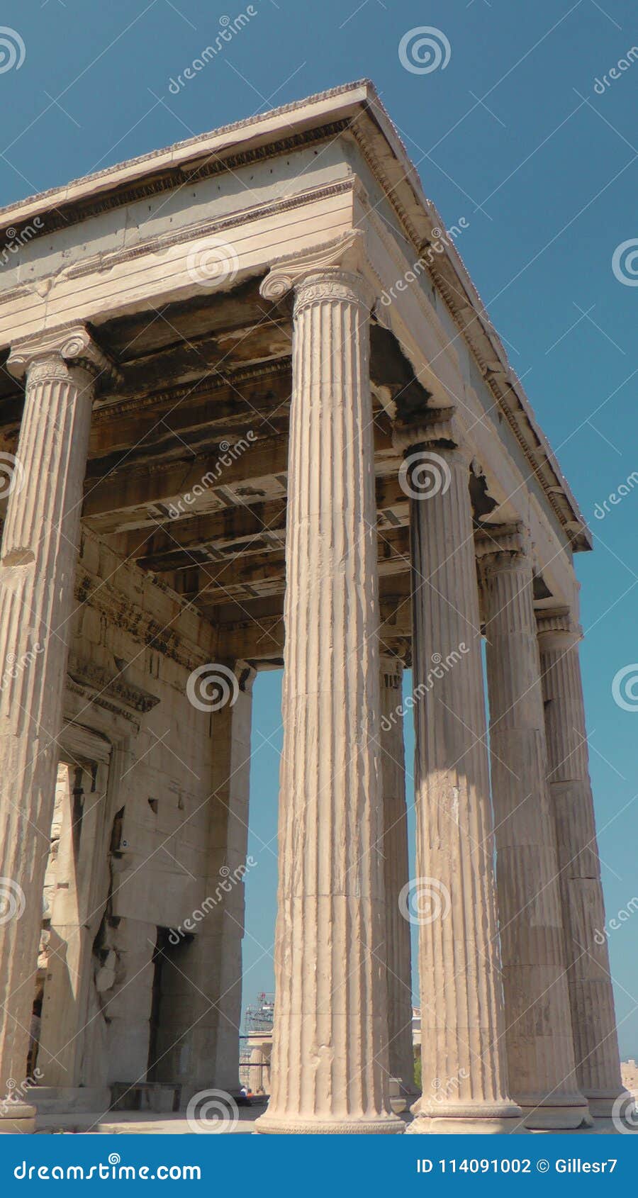 Tempio Favoloso Di Atena NikÃ© Sull'acropoli Di Atene, Fotografia Stock -  Immagine di storia, athena: 114091002