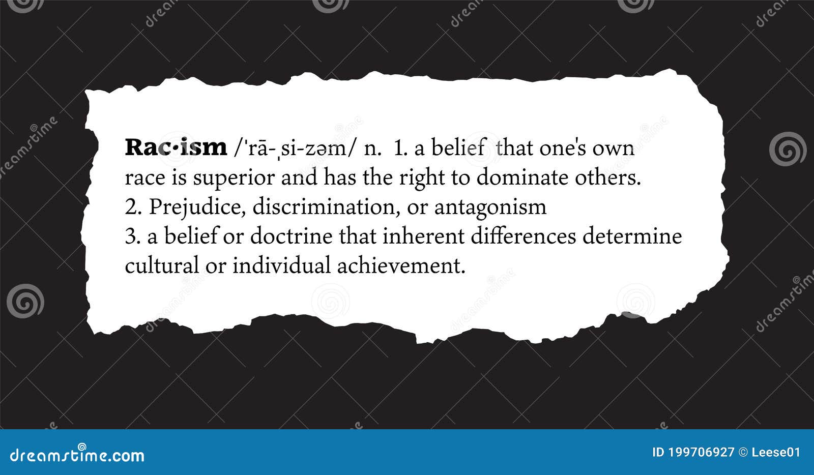 Racism Definition Stock Illustrations 20 Racism Definition Stock