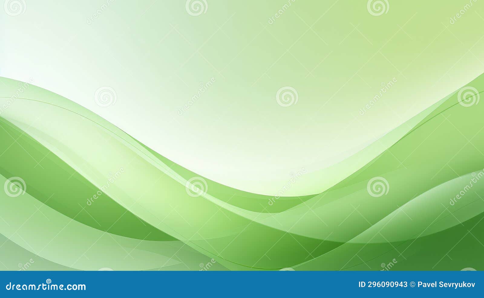 Template Abstract Blank Green Background Stock Illustration