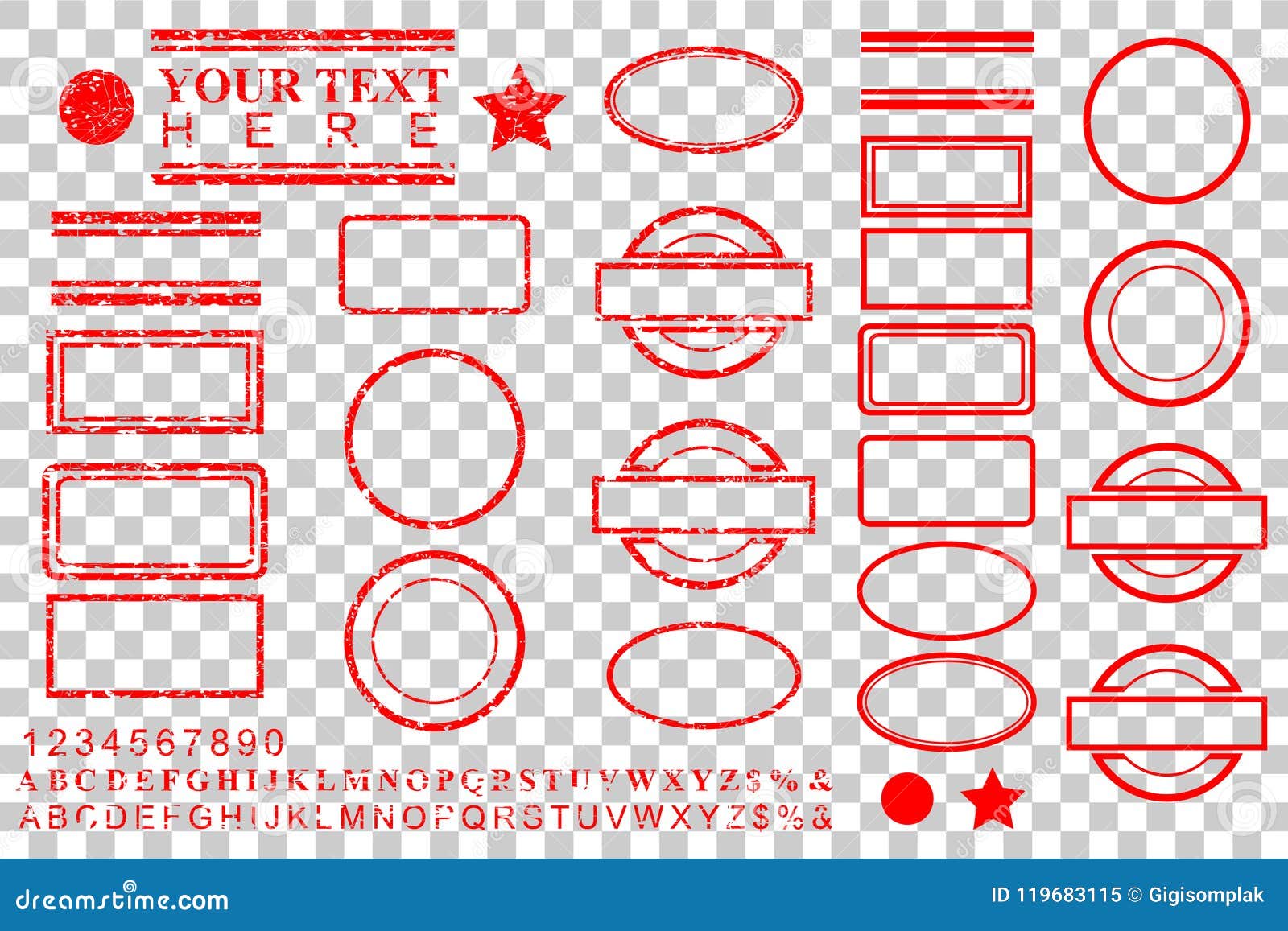 template-alphabet-number-percent-dollar-dot-star-rectangle-lines