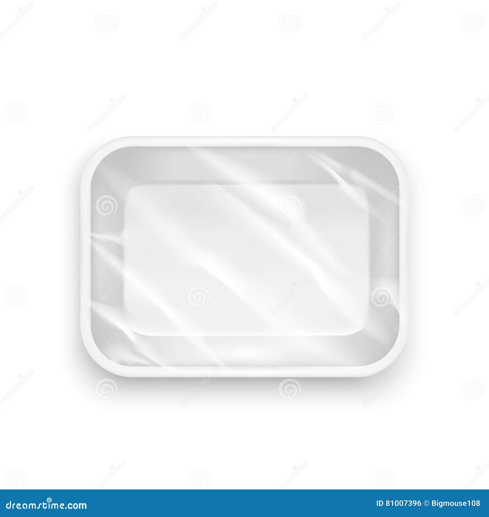 Download Template Blank White Plastic Food Container. Vector Stock ...