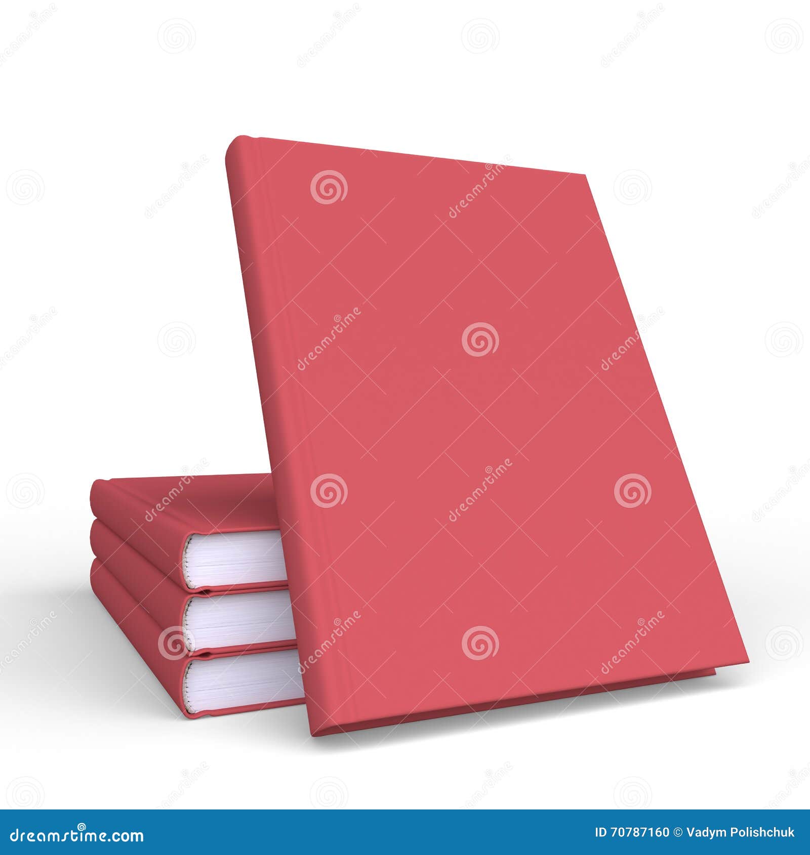 Template Book Cover for Presentation of Printed Projects. Stock ...