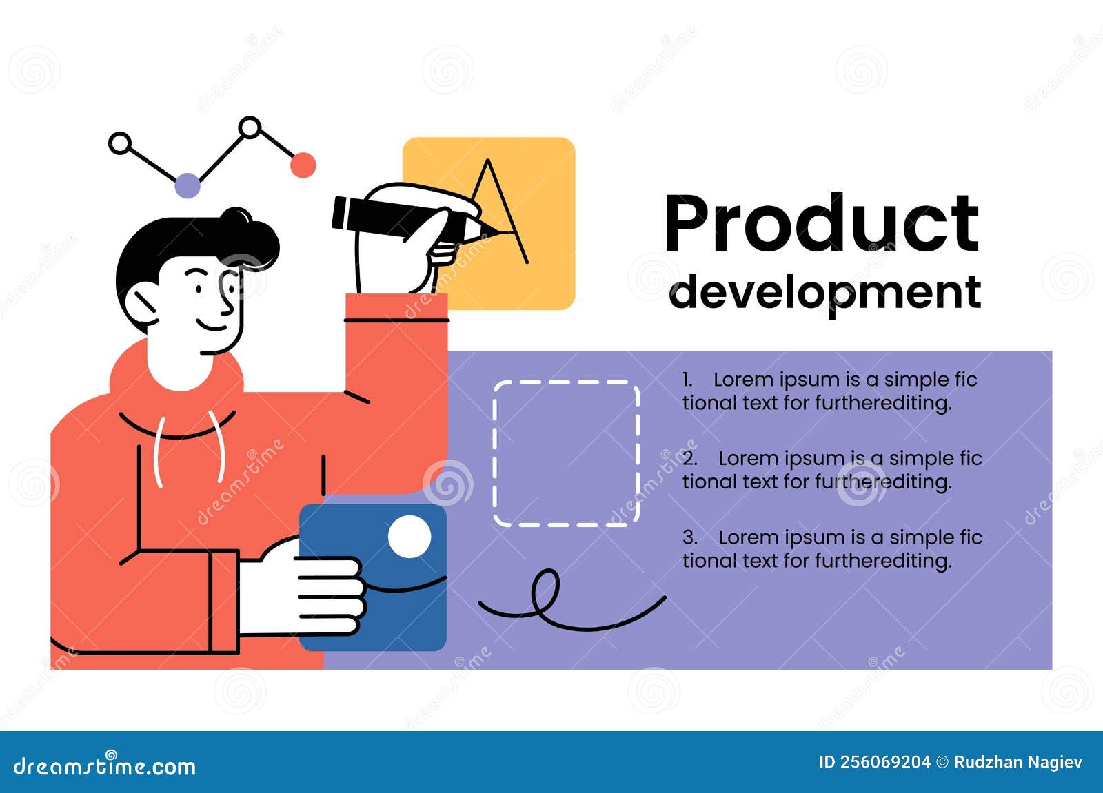 Template For Business Presentation Stock Vector Illustration Of template-for-business-presentation-stock-vector-illustration-of