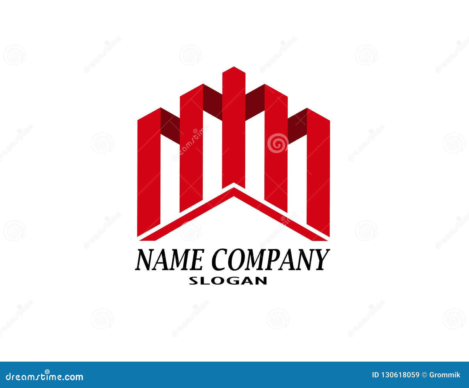 Template For Creating A Corporate Company Logo Stock Illustration