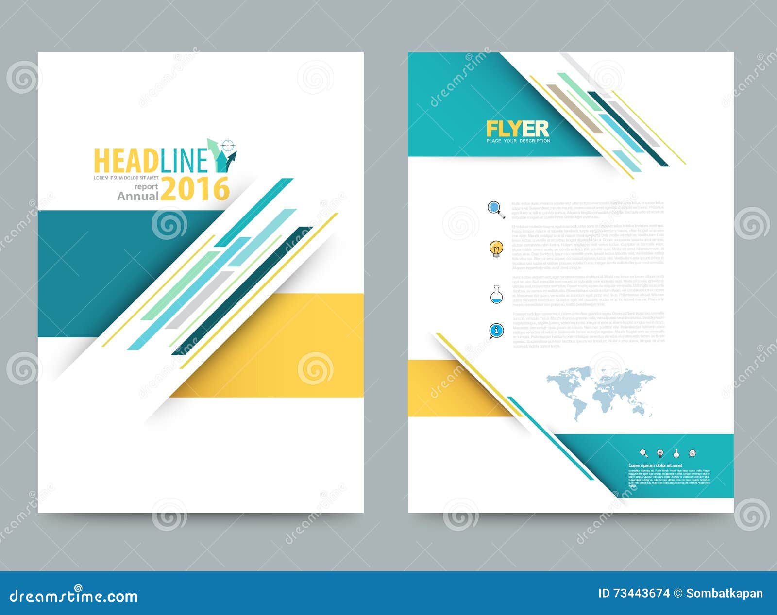 template design stock vector illustration of business 73443674 report front cover designs