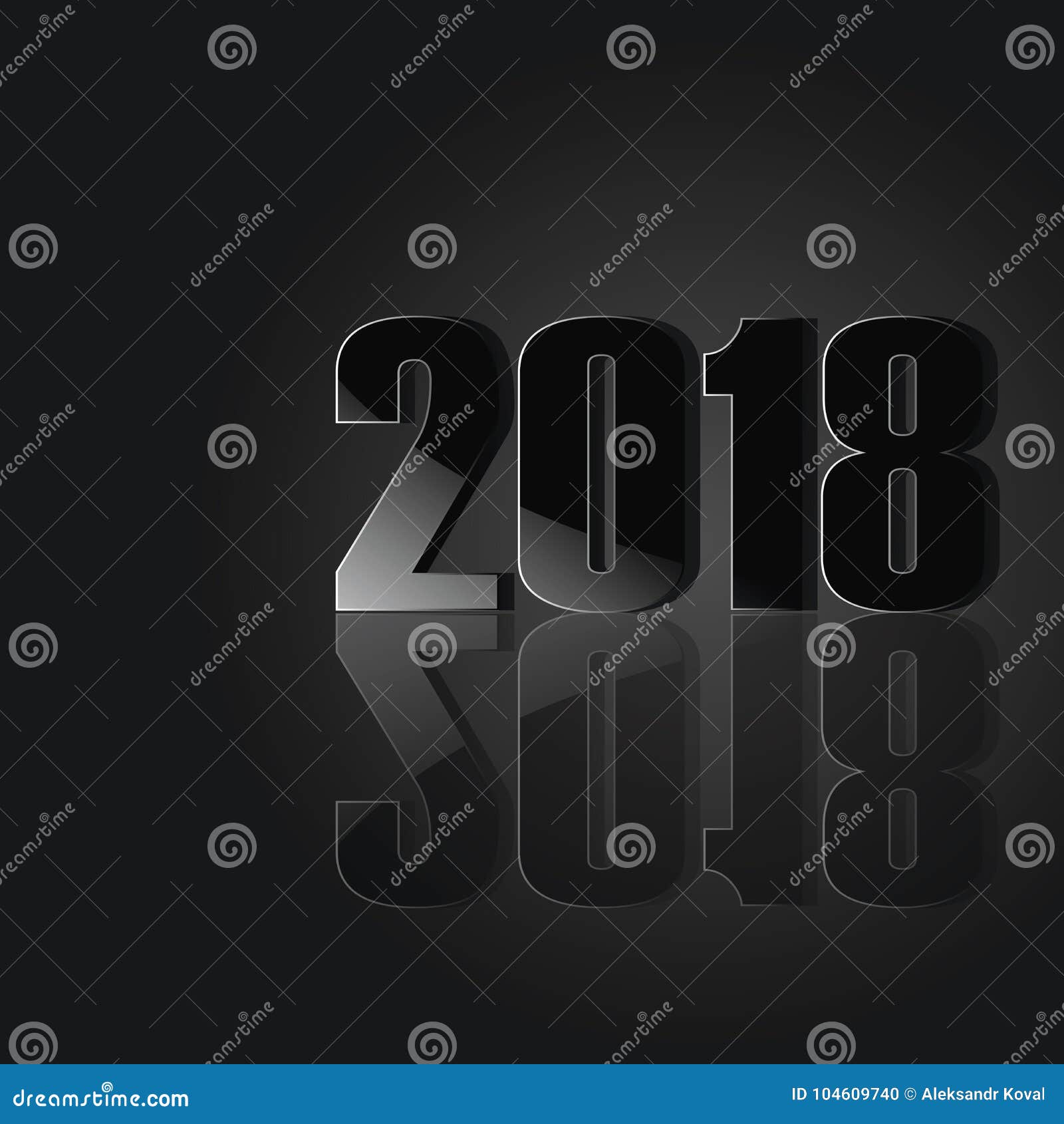 Template for Drawing a Greeting Card or Another Calendar for 20018 ...