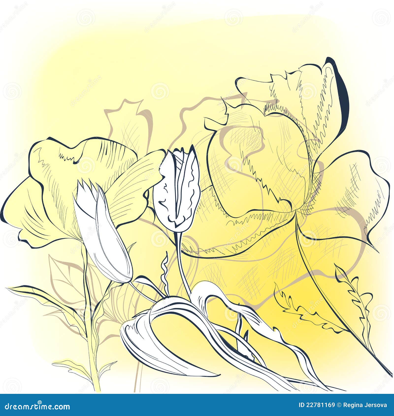 Template for Gift card stock vector. Illustration of floral 22781169