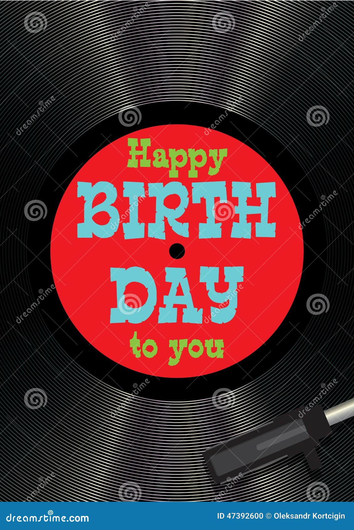 design card vector birthday download free Vinyl Card Happy Template Greeting Birthday Stock On