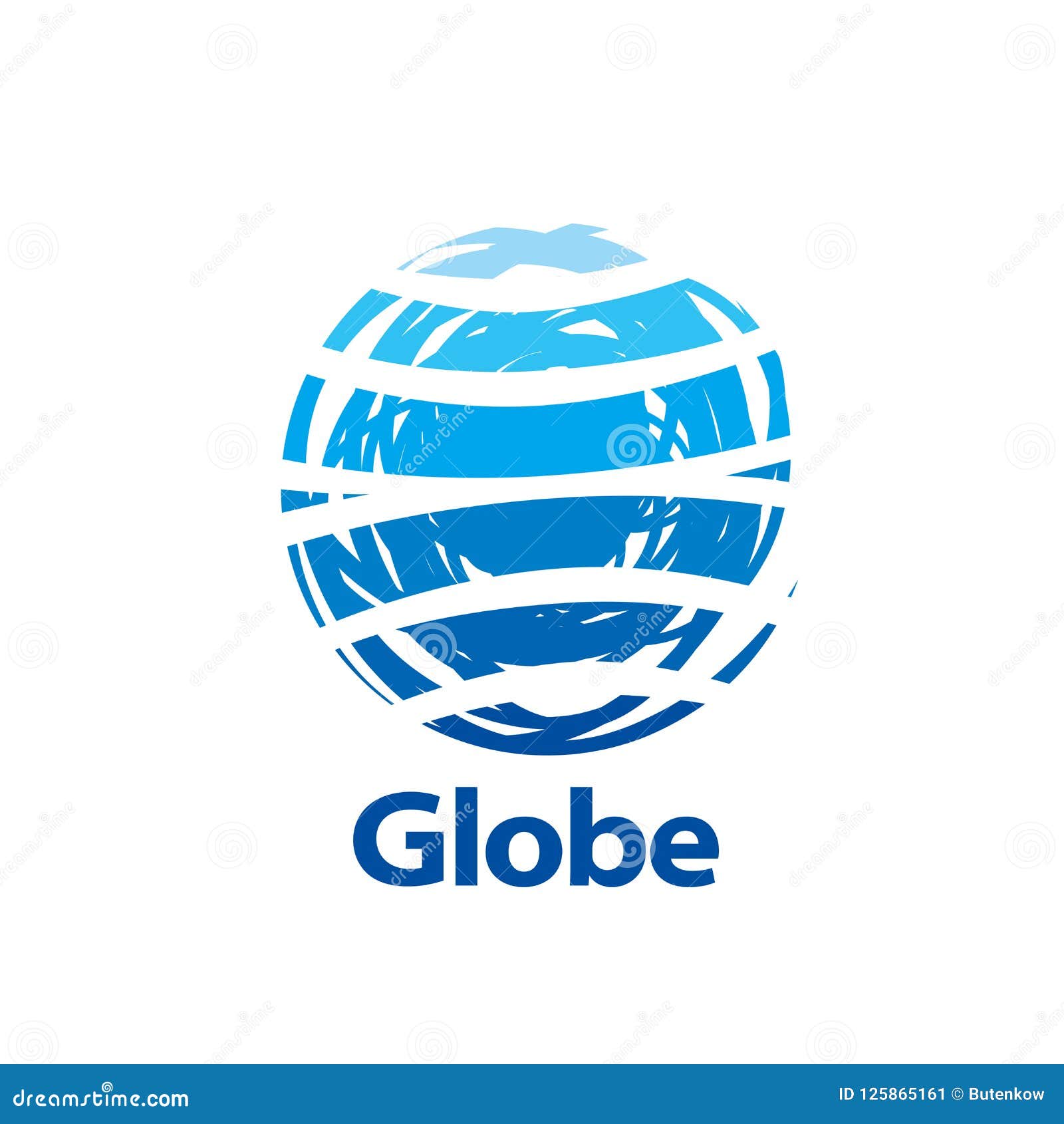 Template Logo Design Globe Stock Vector Illustration Of Element