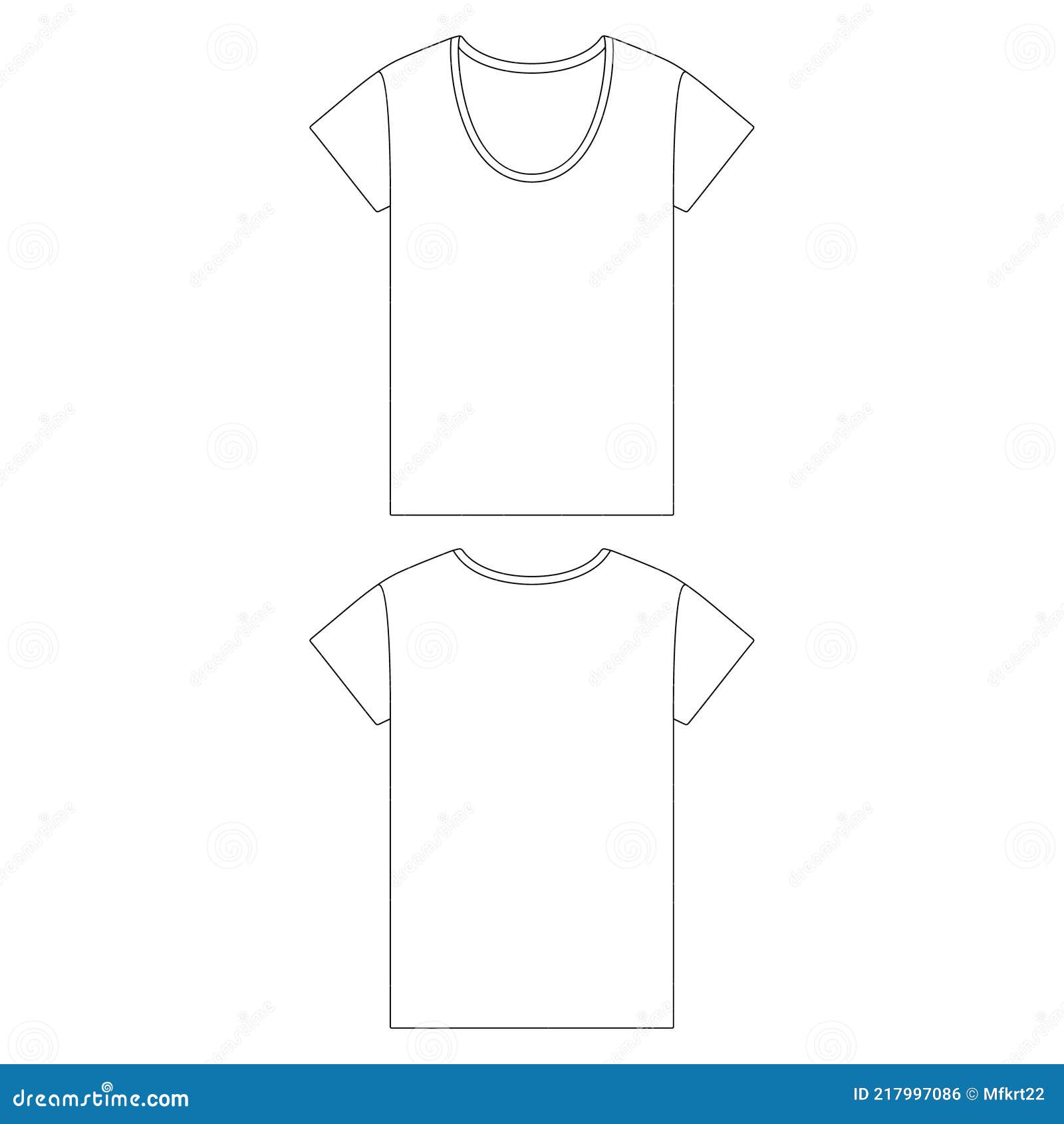 Long Sleeve T Shirt Template For Garments Or Textiles Long Sleeve T Shirt Sketch  Design Royalty Free SVG Cliparts Vectors And Stock Illustration Image  146774350