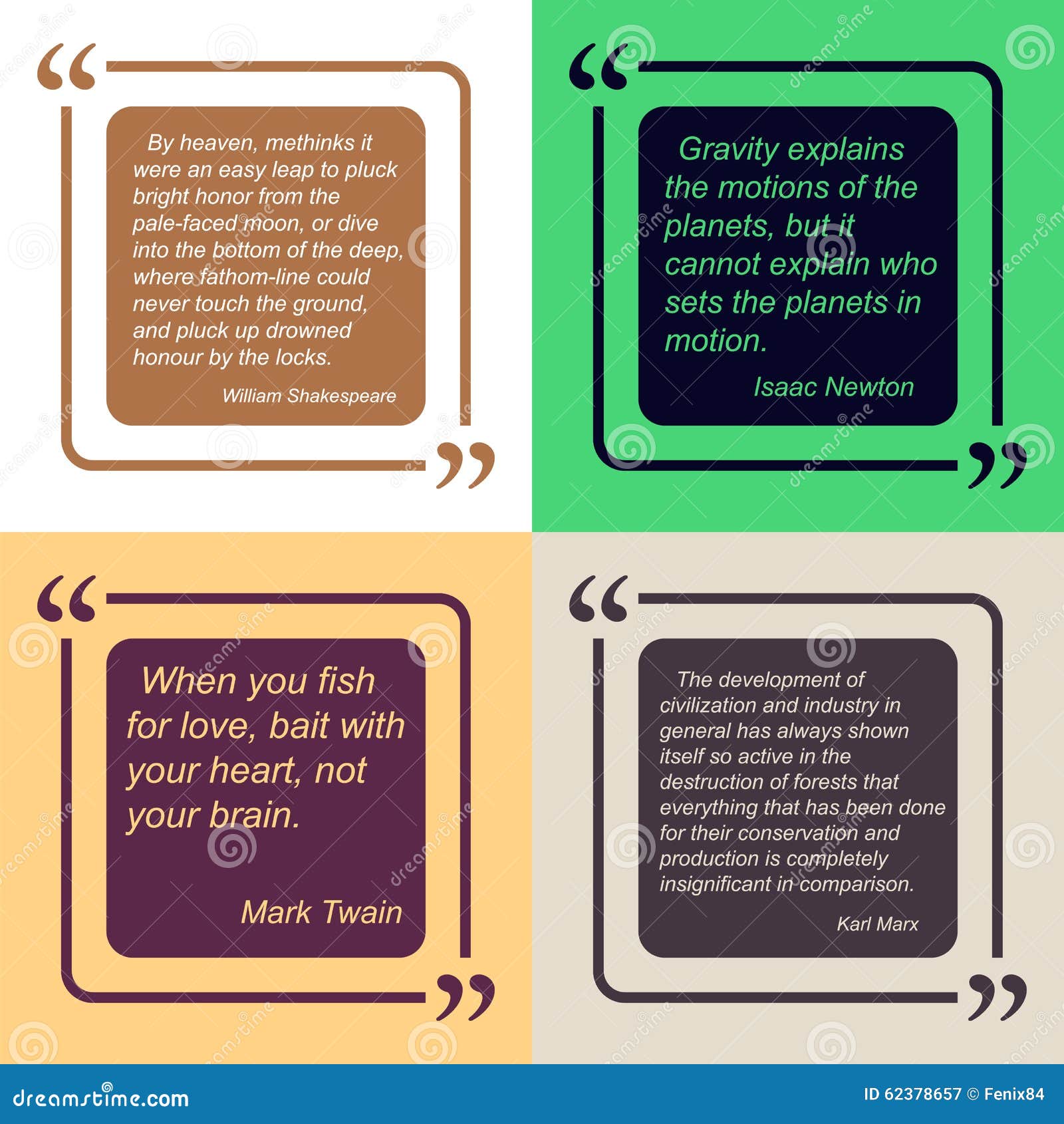 Download Template of quote design. stock vector. Illustration of border - 62378657