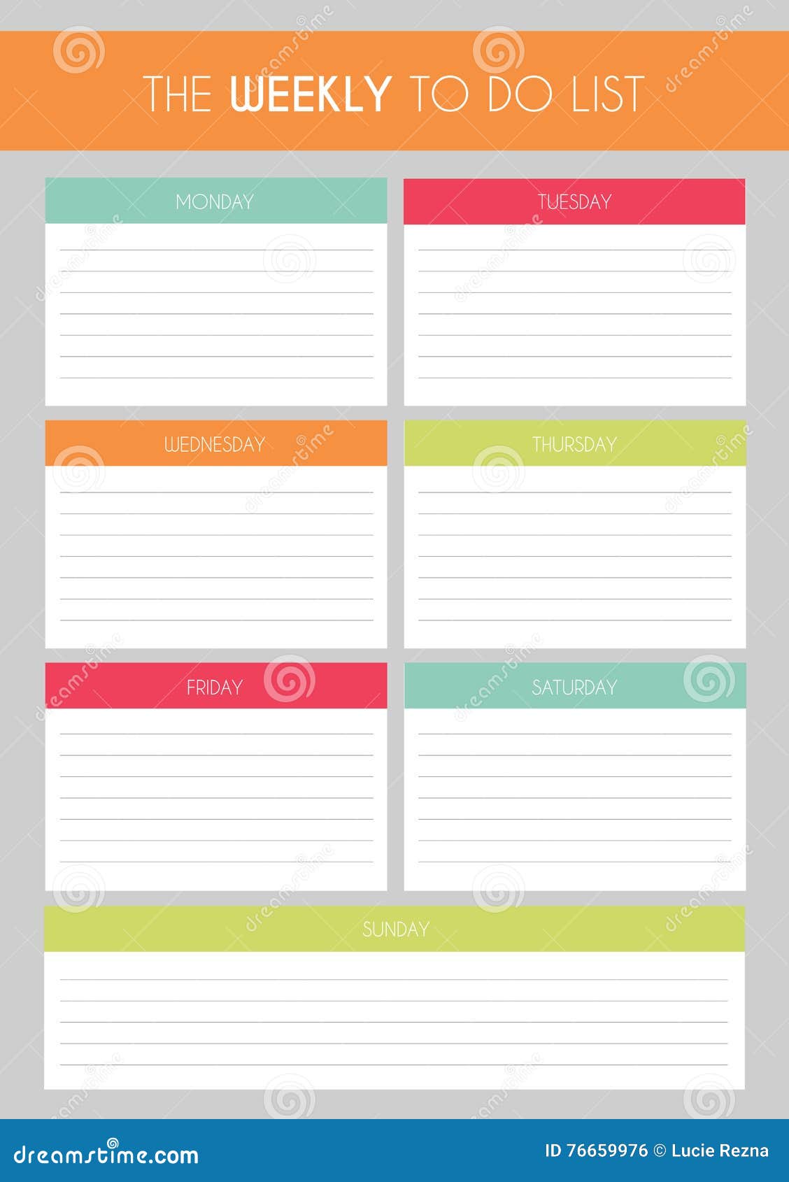 Simple To Do List Template from thumbs.dreamstime.com