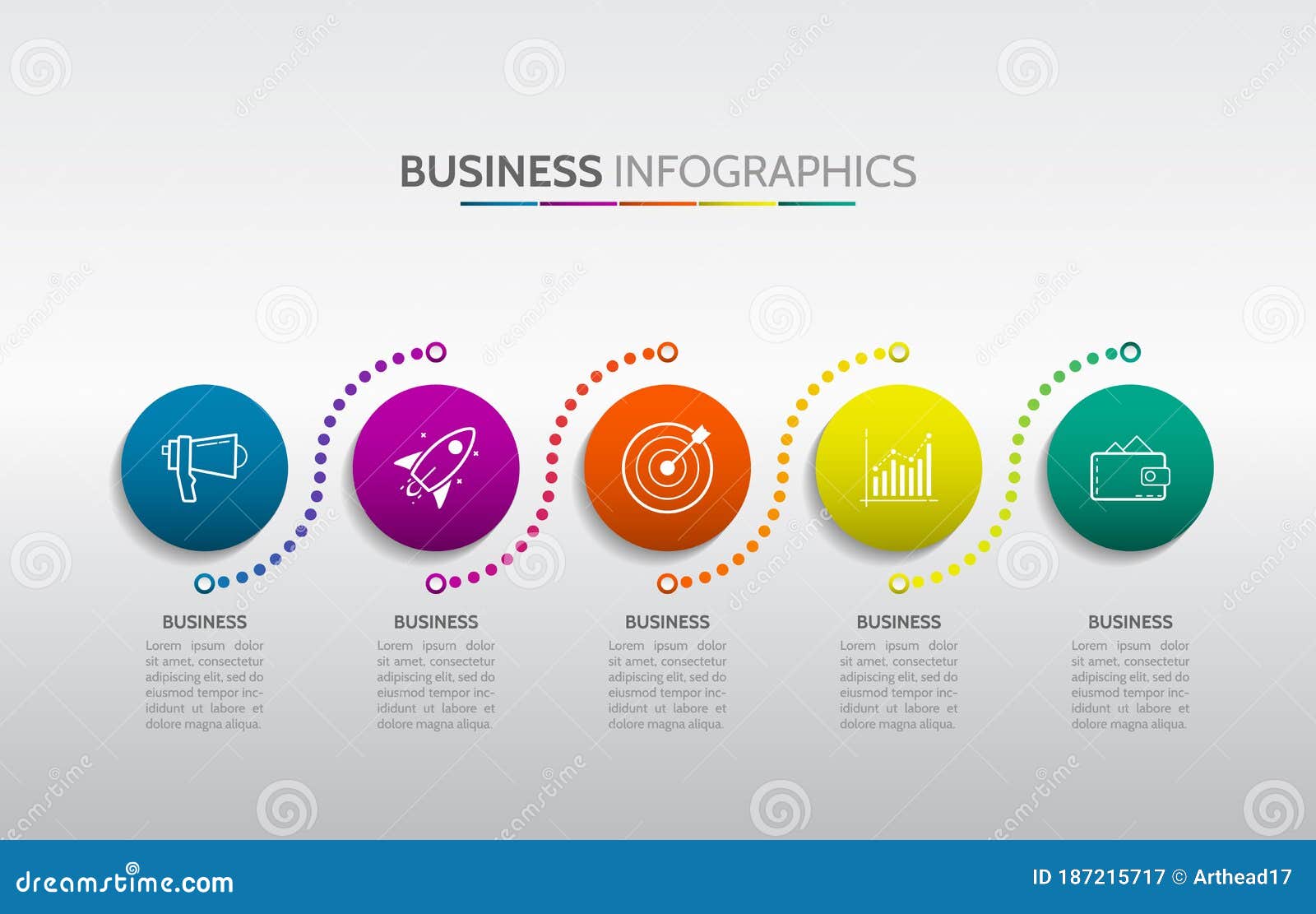 horizontal infographic creator