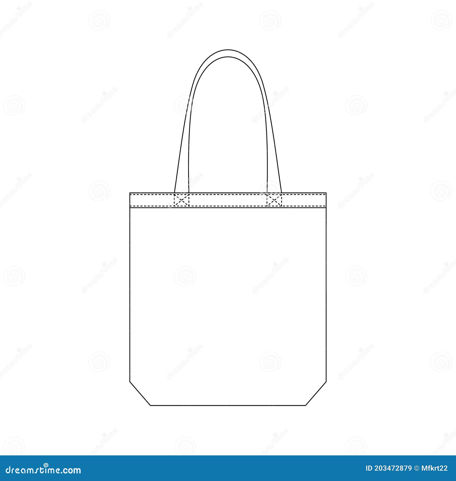 Shop bag icon, outline style - stock vector 3834288 | Crushpixel