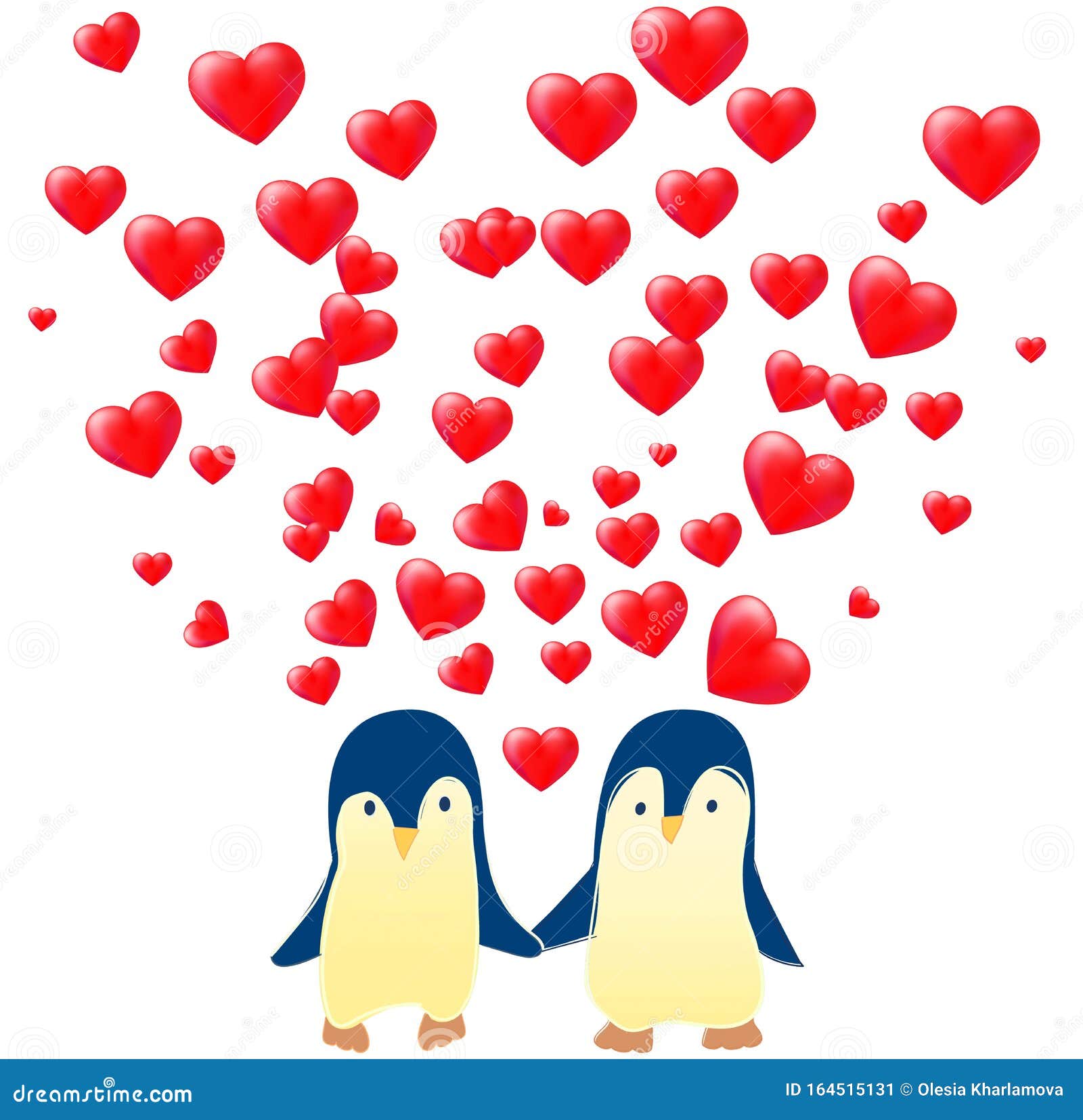 Template with Two Penguins and Hearts. Stock Illustration - Illustration of heart, emotion: 164515131 Template with Two Penguins and Hearts. Stock Illustration - Illustration of heart, emotion: 164515131