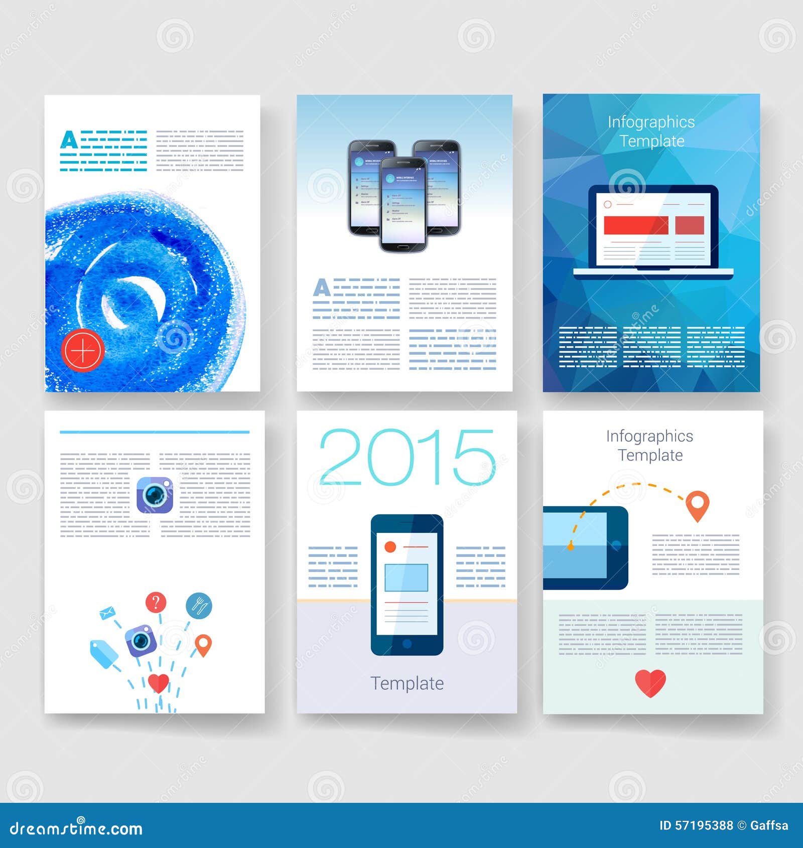templates.  set of web, mail, brochures