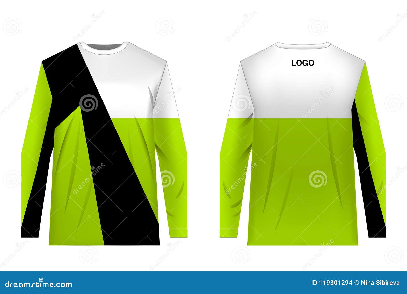 Sportswear jersey template stock vector. Illustration of printing Sportswear jersey template stock vector. Illustration of printing
