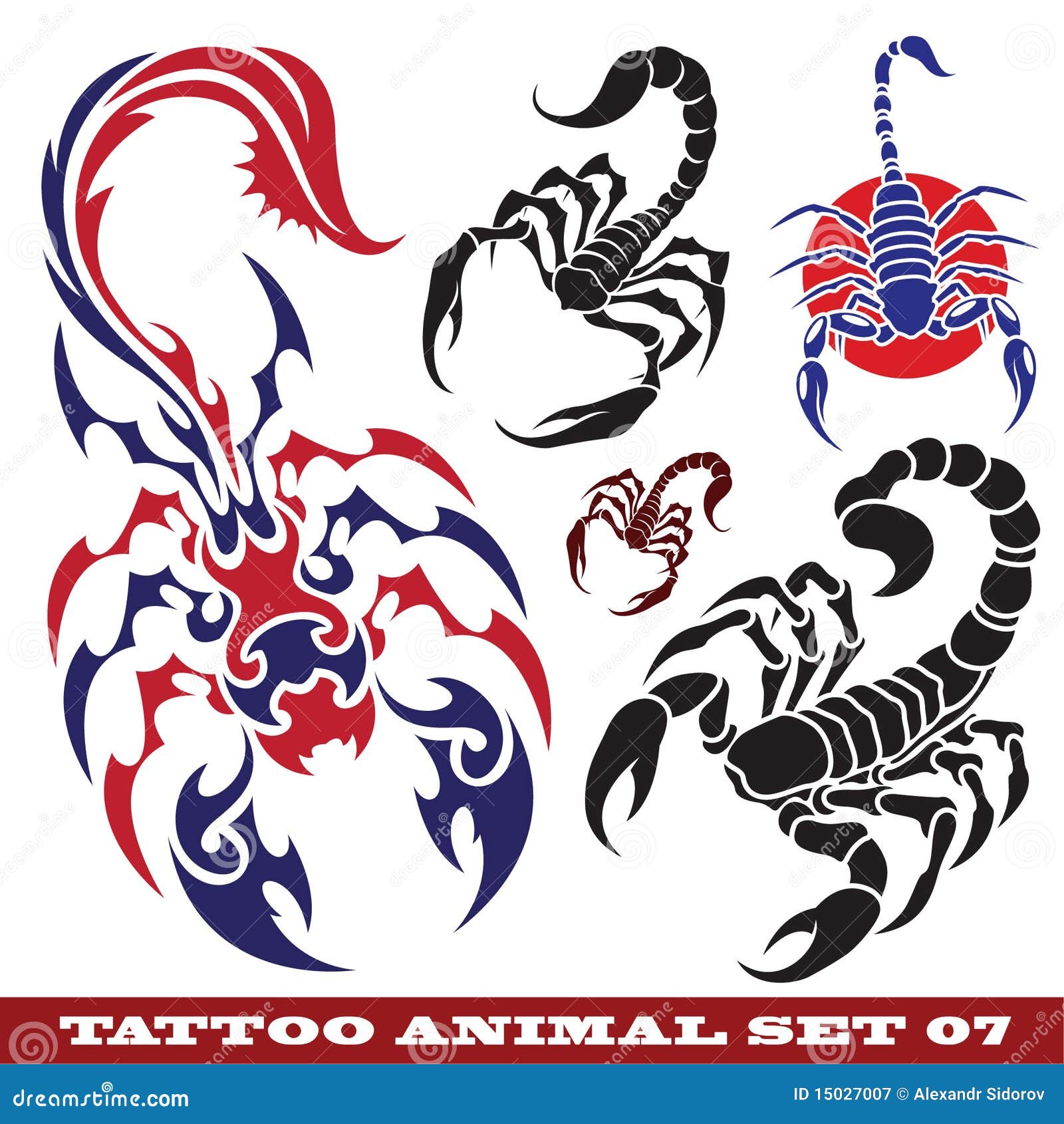 Templates Scorpion for Tattoo Stock Vector - Illustration of ancient,  empire: 15027007