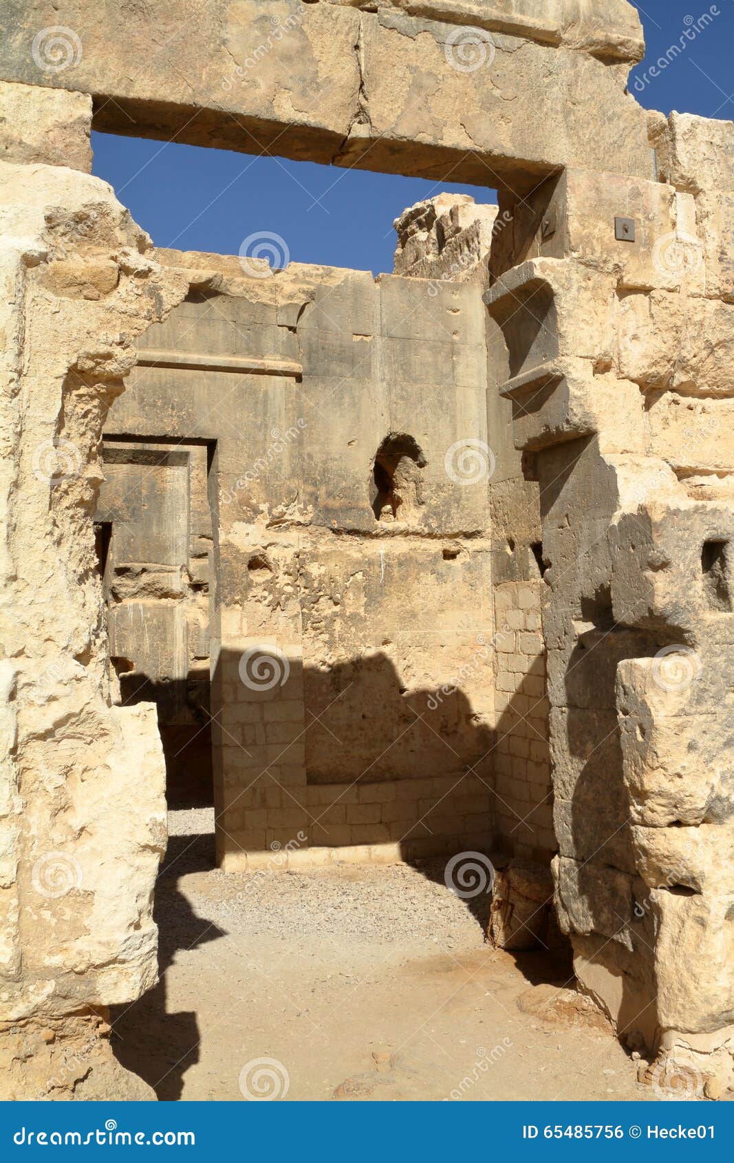 The Temple of Ammon in the Oasis Town of Siwa Stock Photo Image of