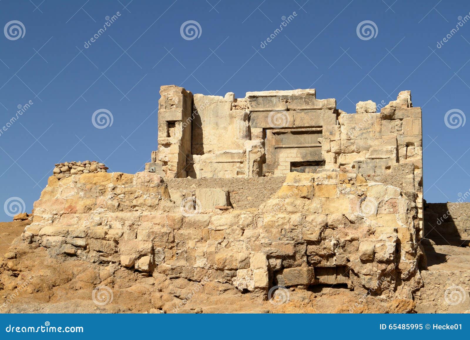 The Temple of Ammon in the Oasis Town of Siwa Stock Image Image of