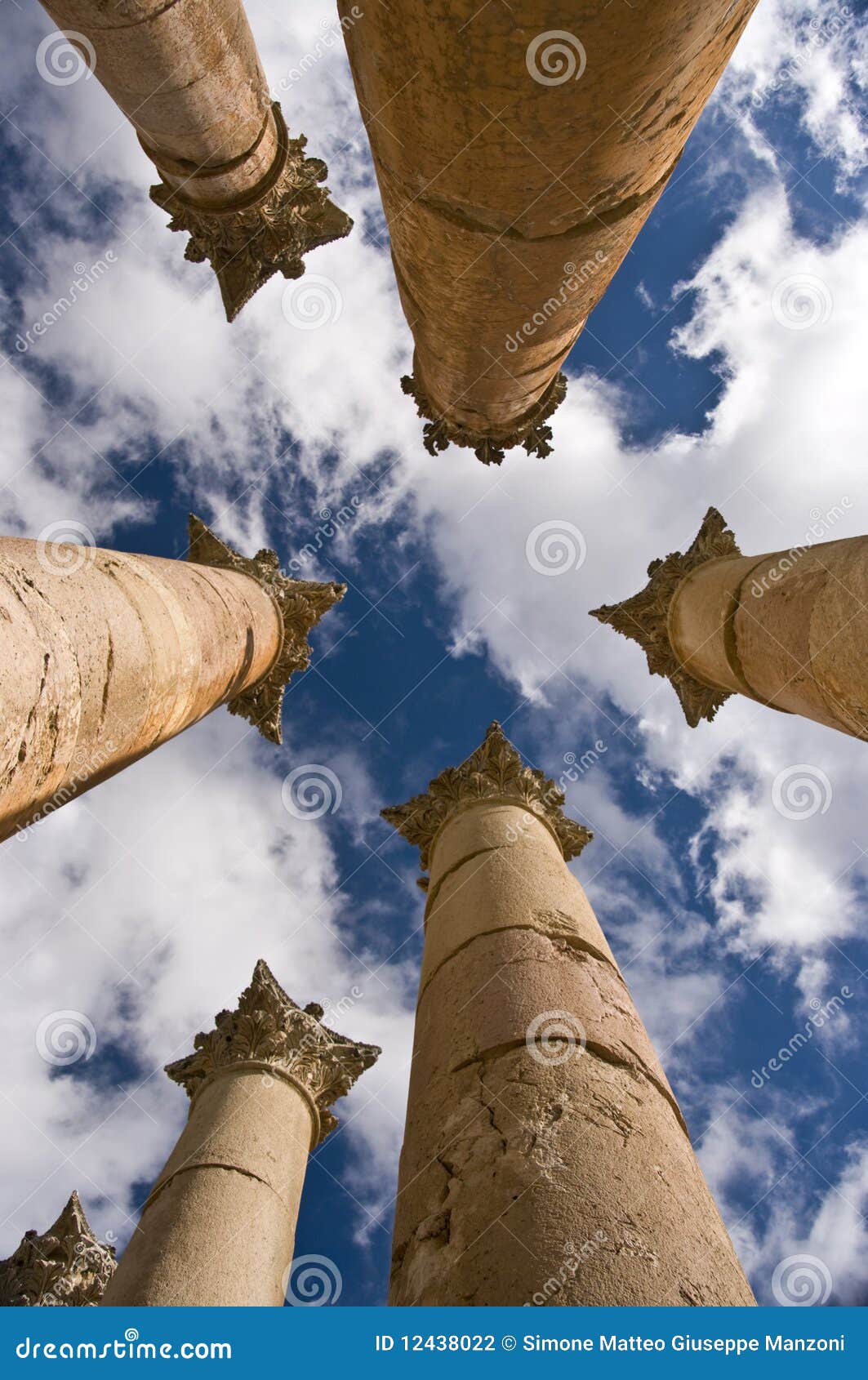 temple of artemis in jerash, jordan