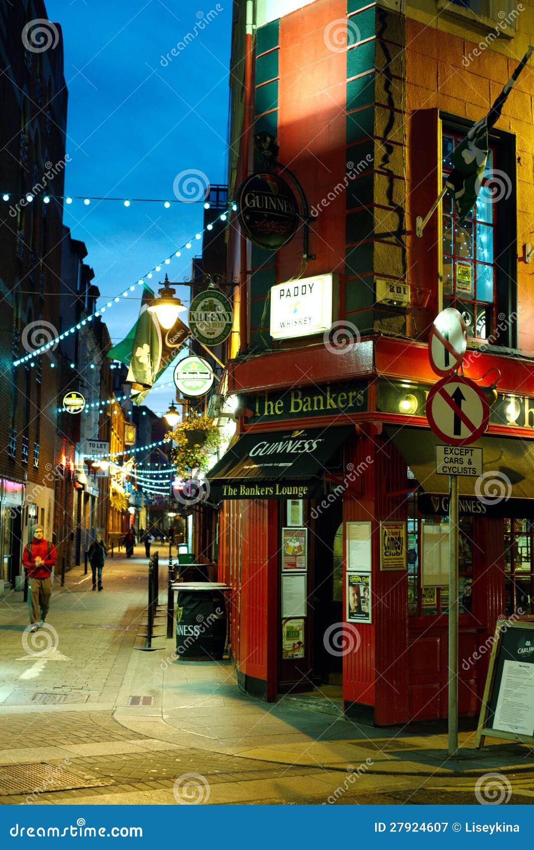  Temple  Bar  Area  In Dublin  Ireland  Editorial Photography 