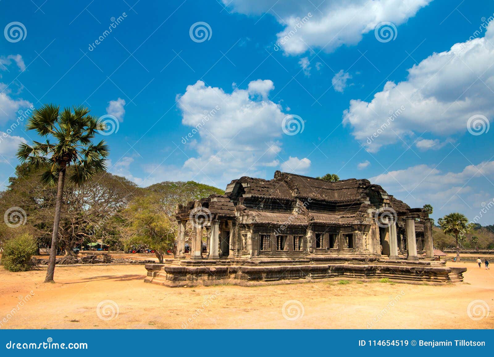 temple in cambodia`s angkor wat