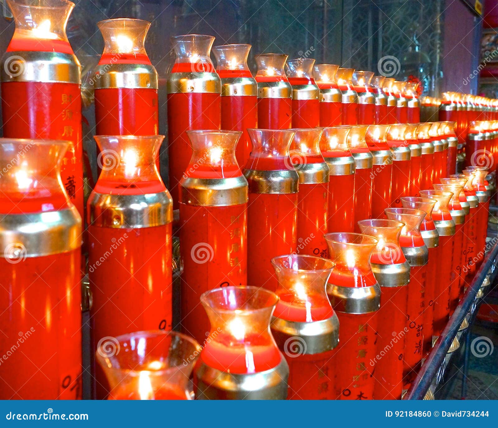 Temple candle closeup stock photo. Image of shrine, religious 92184860