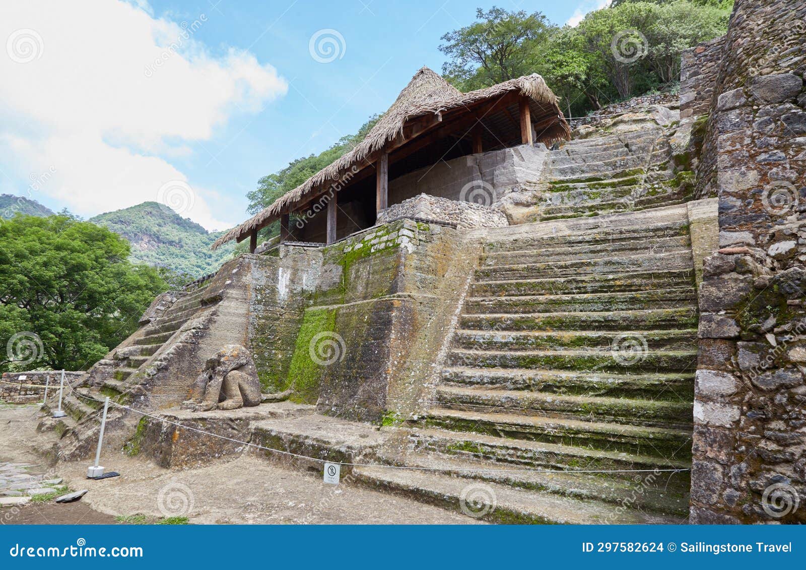 the temple complex of malinalco, built during the final days of the aztec empire