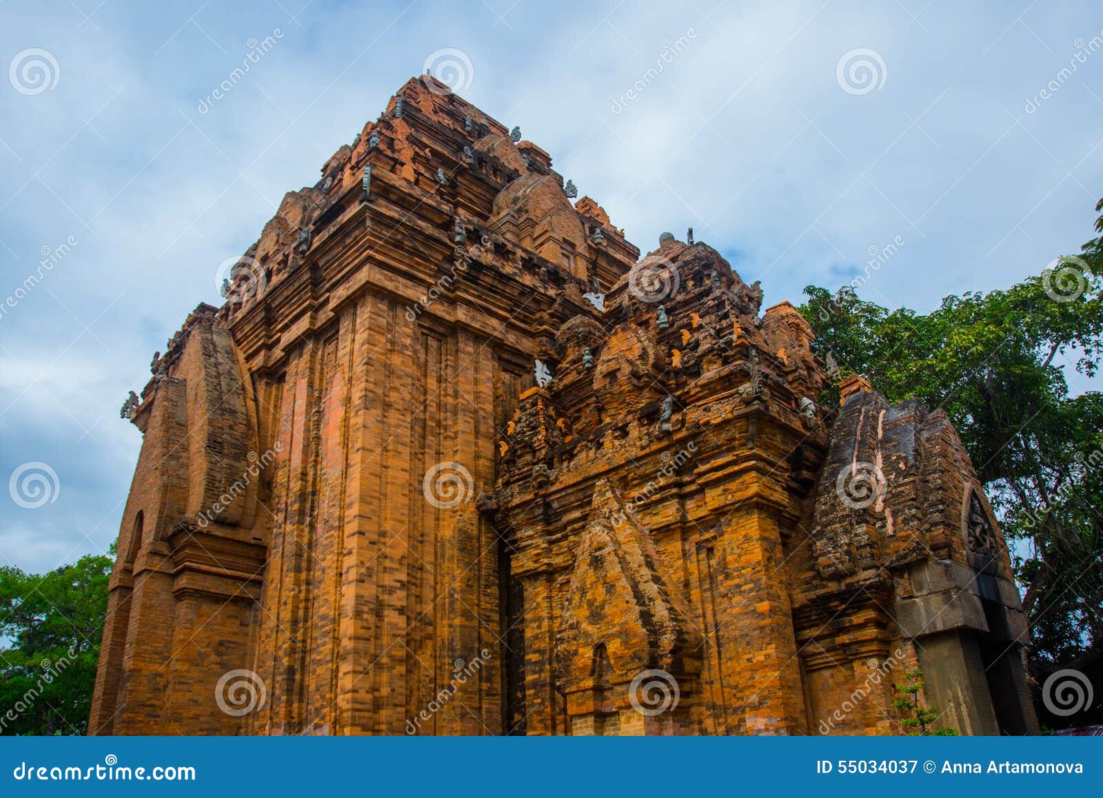 the temple complex po nagar, ponagar cham tower. nha trang.vietnam