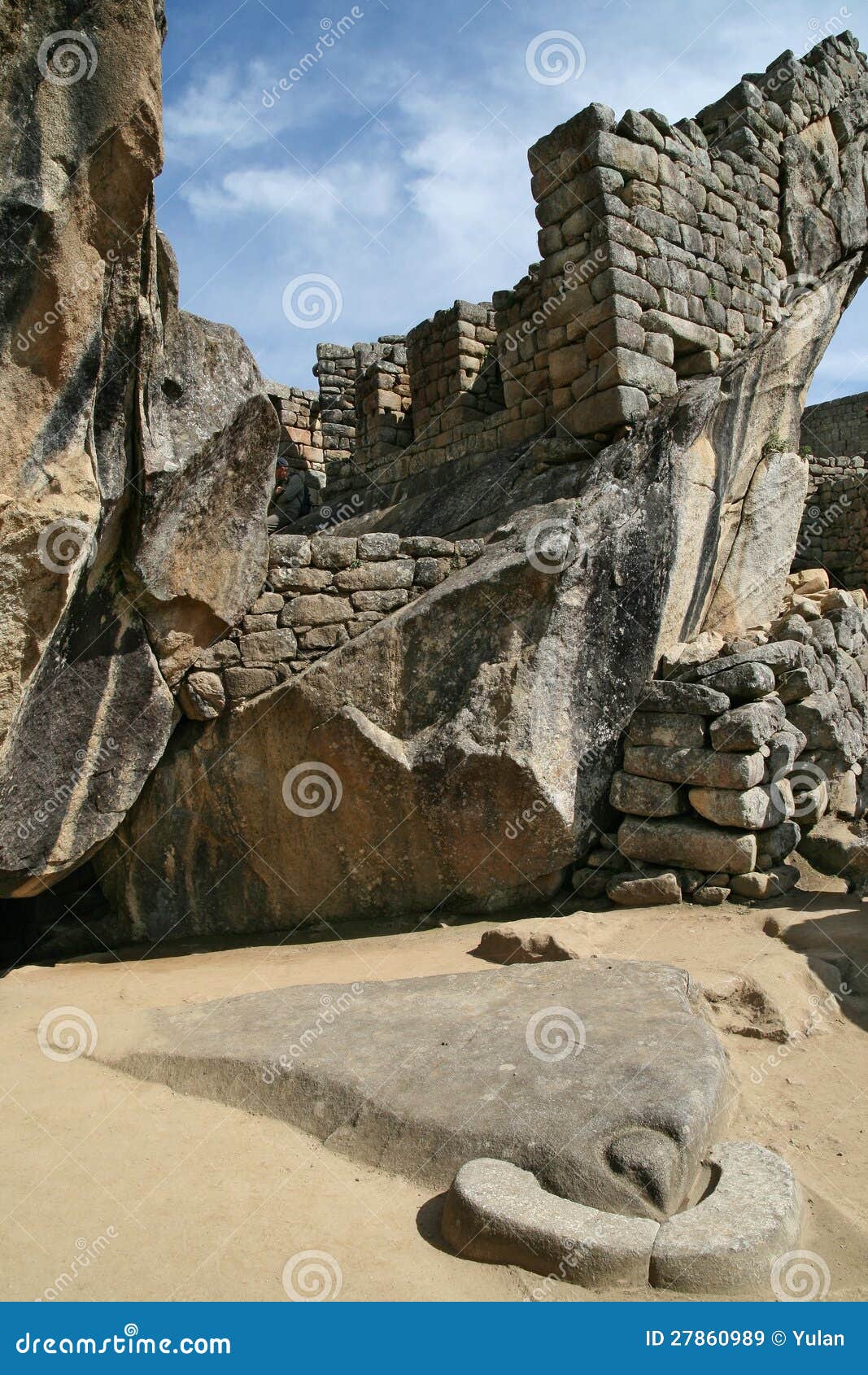 Temple of Condor in Machu Picchu, Peru Stock Image - Image of heritage