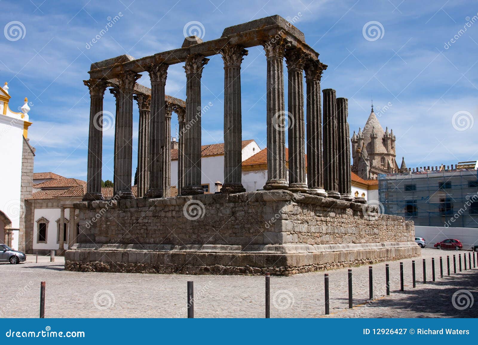 'temple of diana', evora, portugal