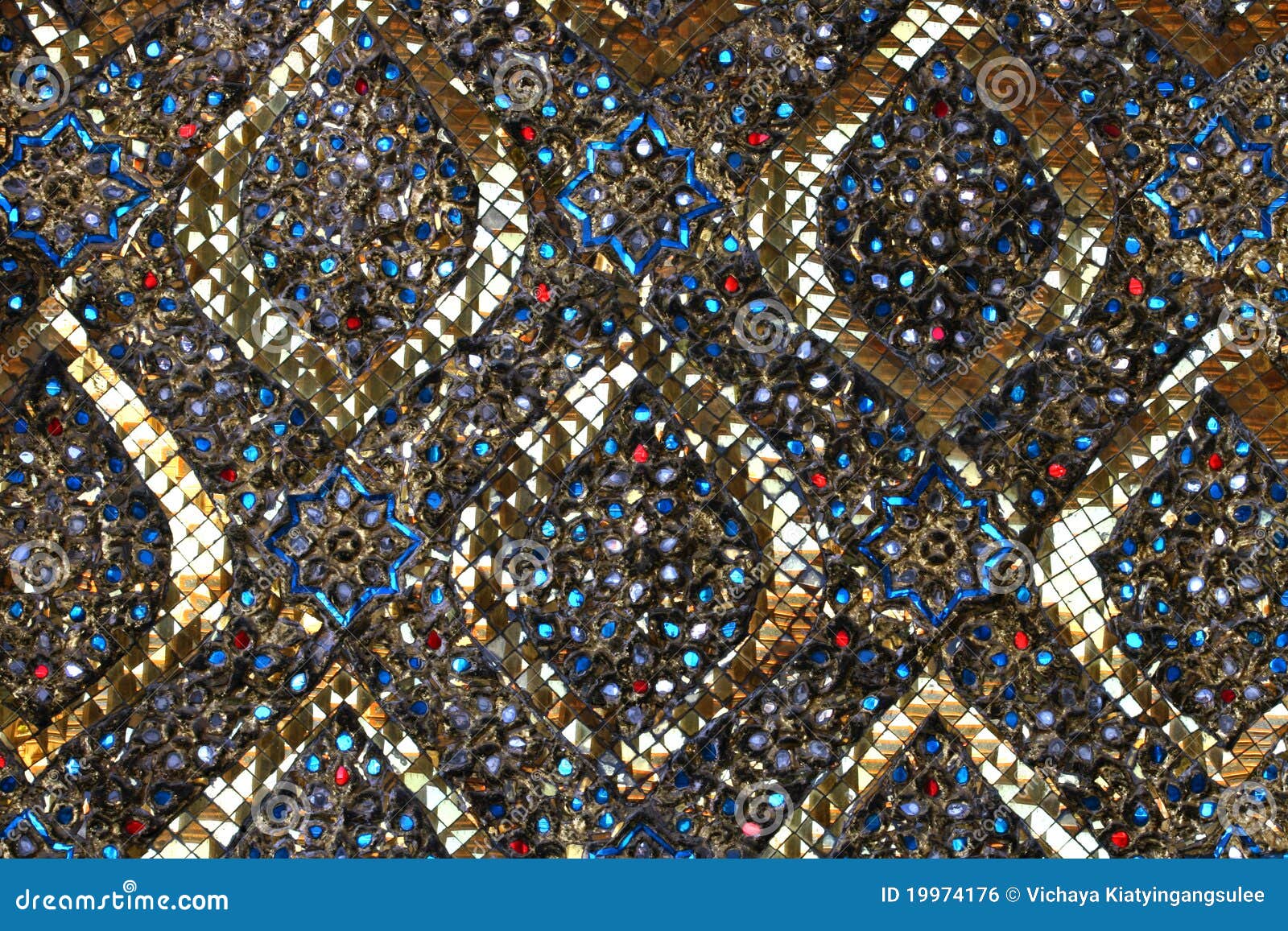 Temple Door Pattern Background Stock Photo - Image of bangkok, bright