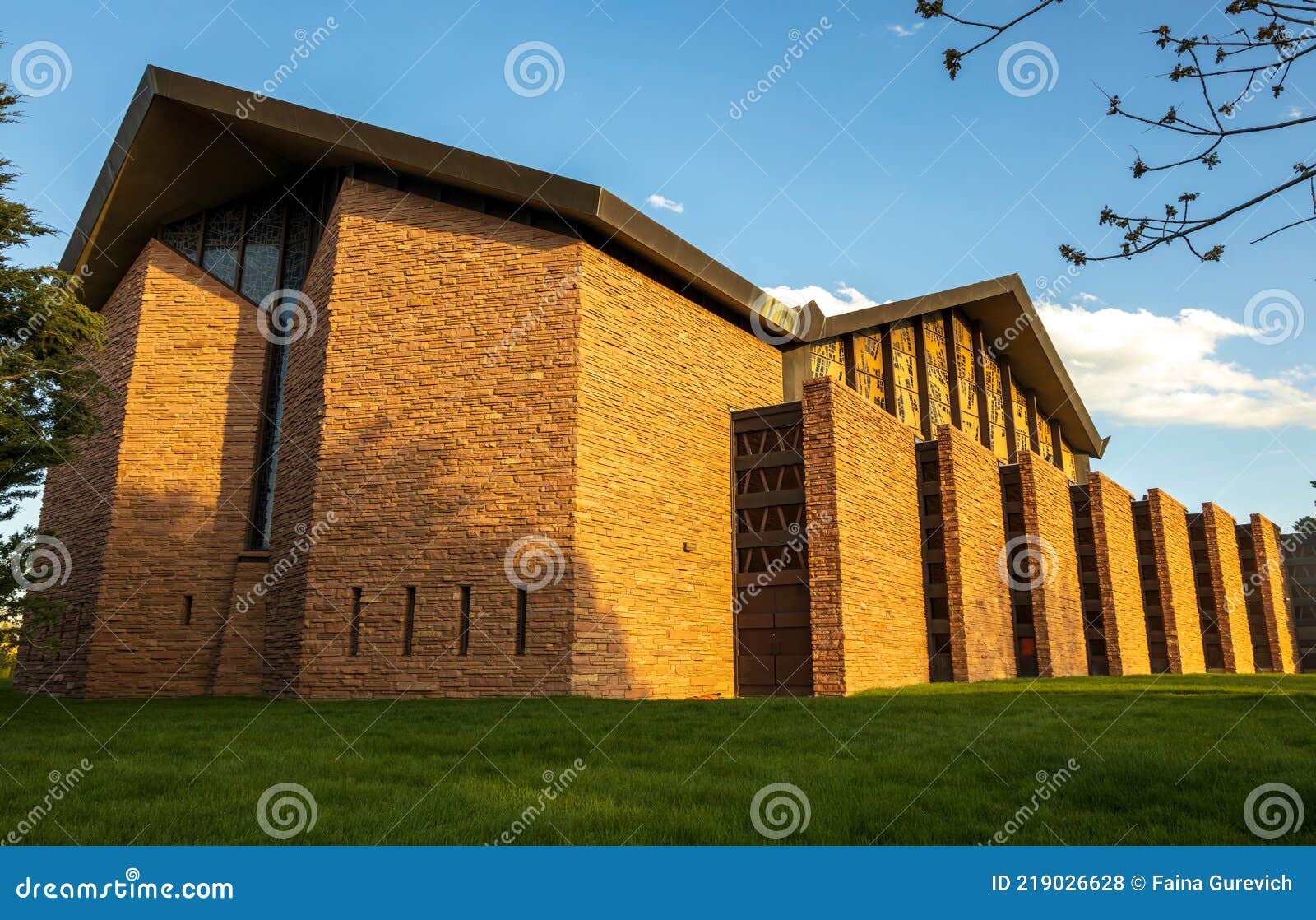 Temple Emanuel Synagogue in Denver, Colorado Editorial Stock Photo