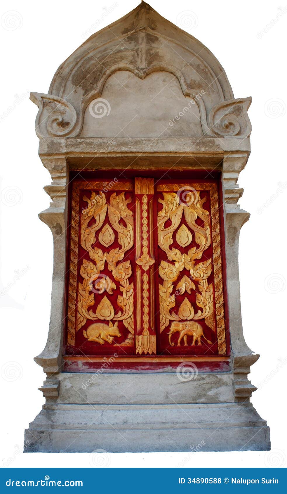Temple gate stock photo. Image of clay, landscape, green - 34890588