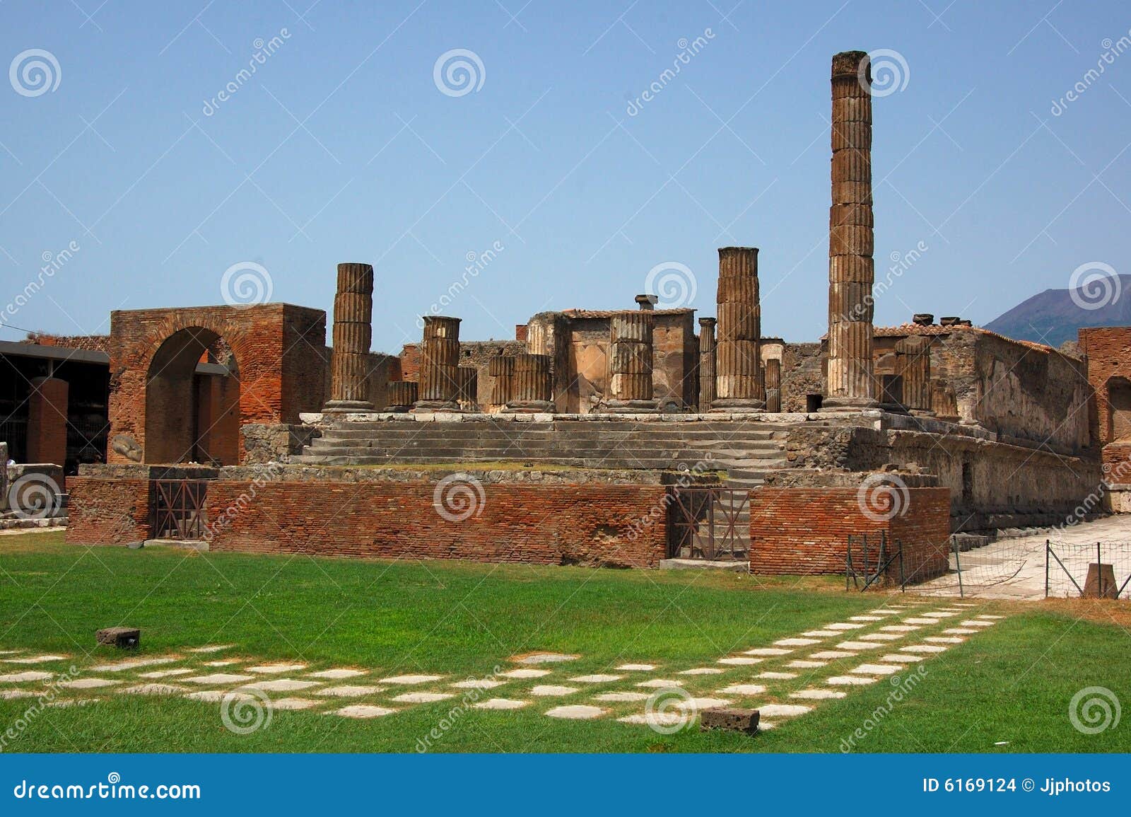 Temple of Jupiter in Pompeii Stock Photo Image of ancient, pompeii