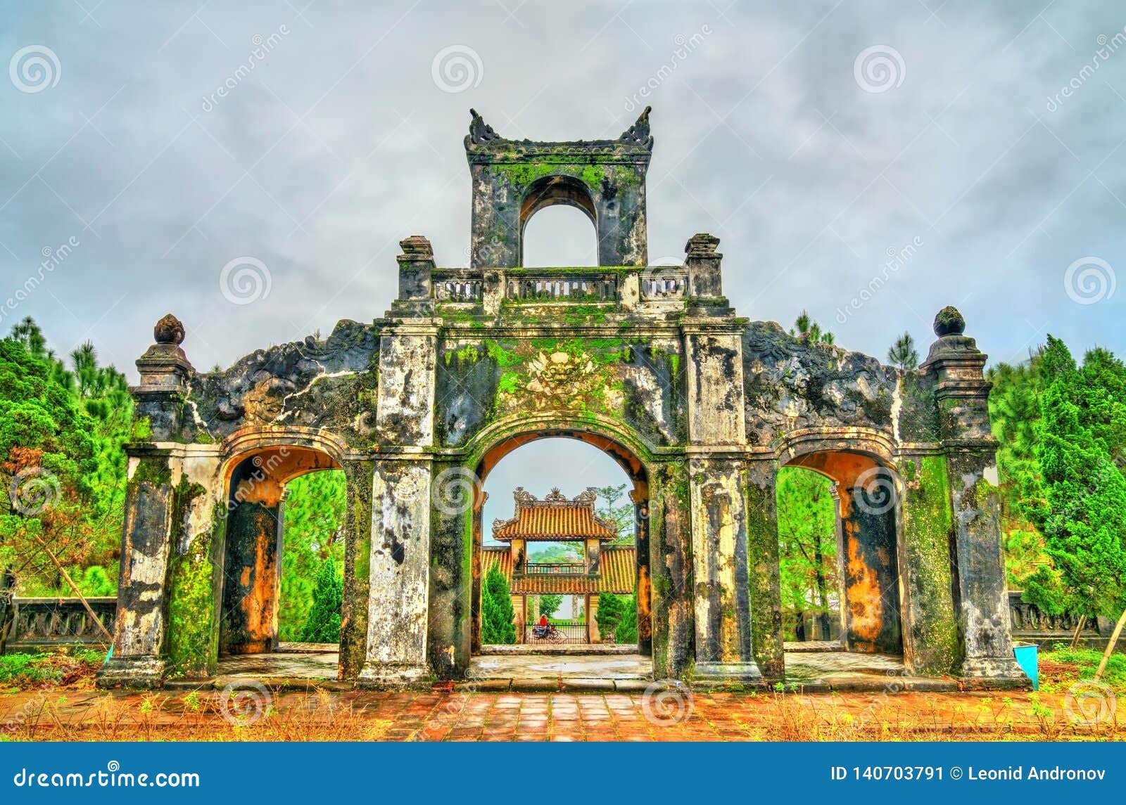 the temple of literature in hue, vietnam